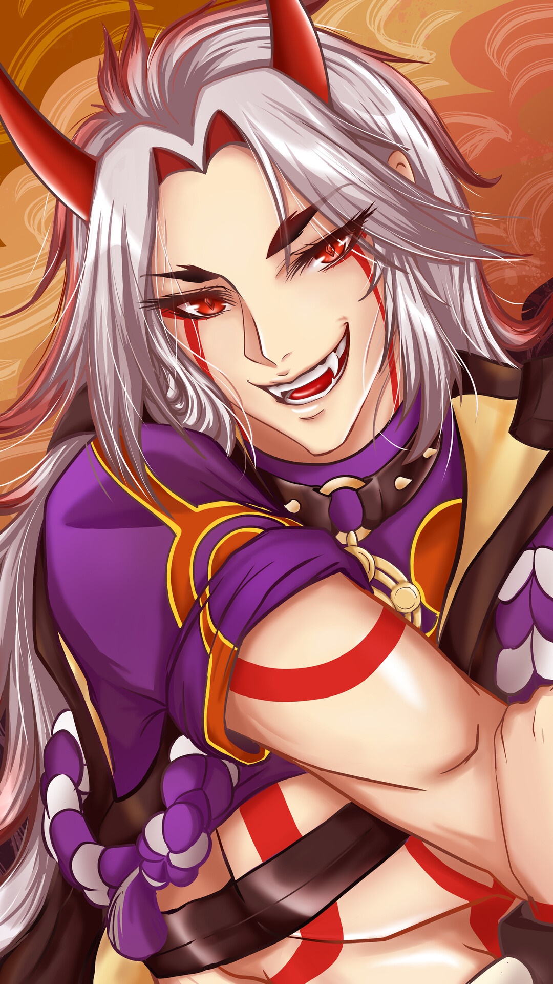 Arataki Itto from Genshin Impact HD Phone Wallpaper