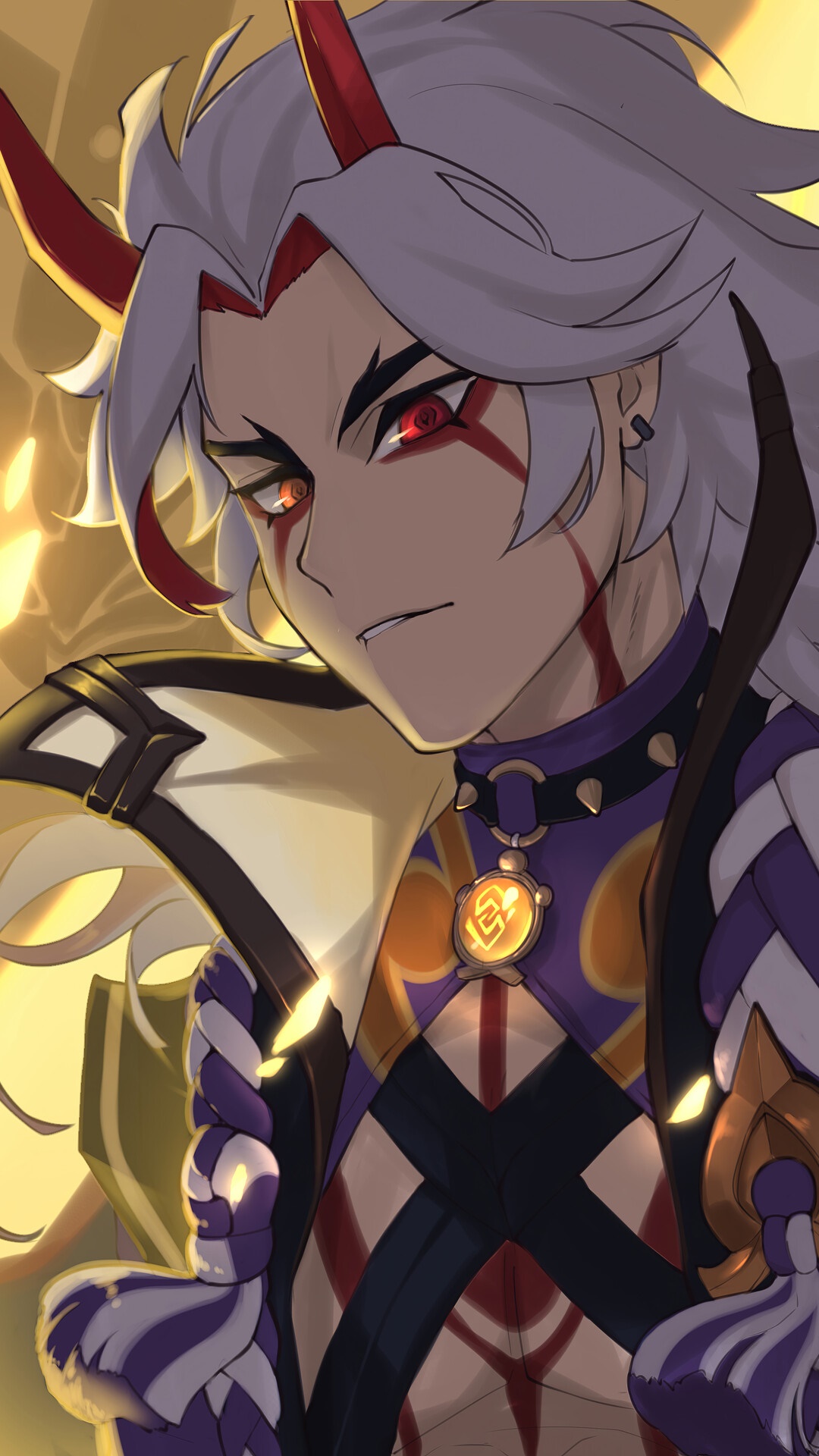 Arataki Itto from Genshin Impact HD Phone Wallpaper