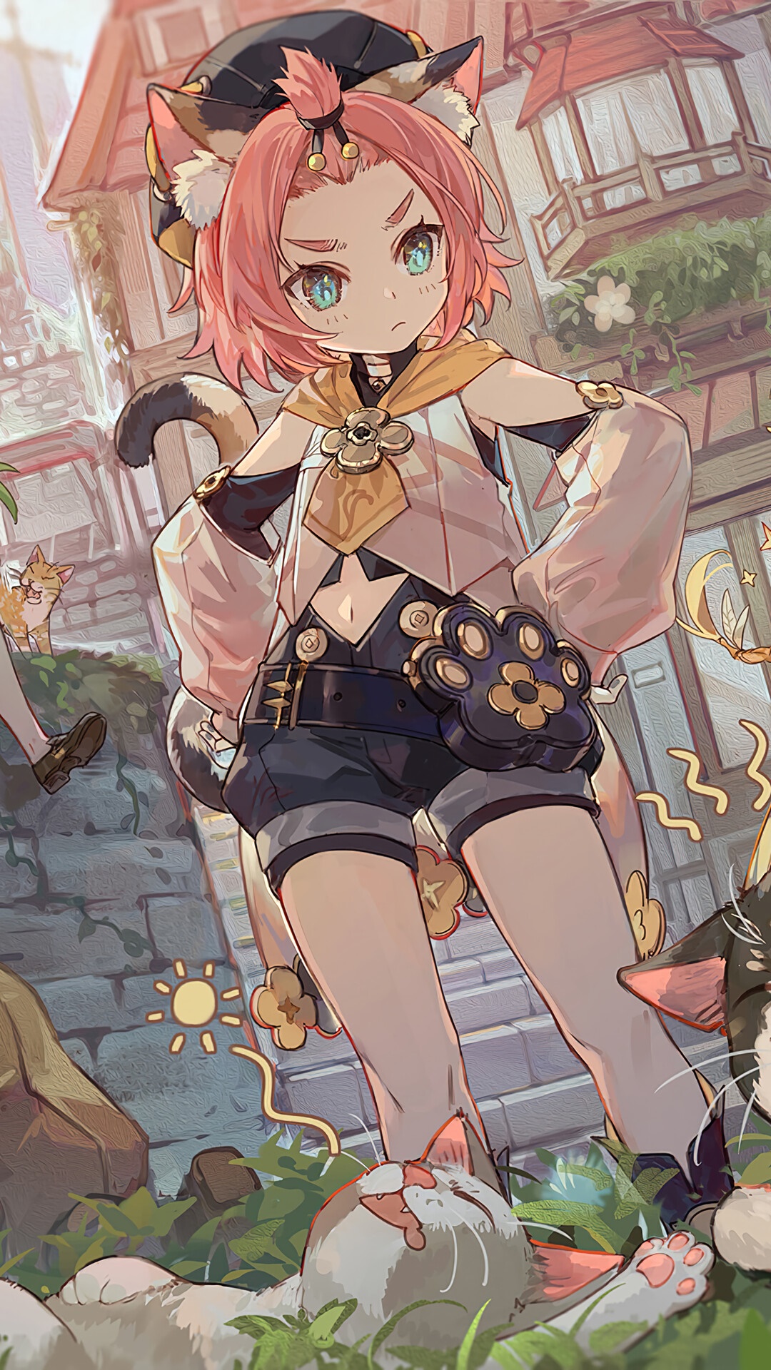 Diona from Genshin Impact HD Phone Wallpaper