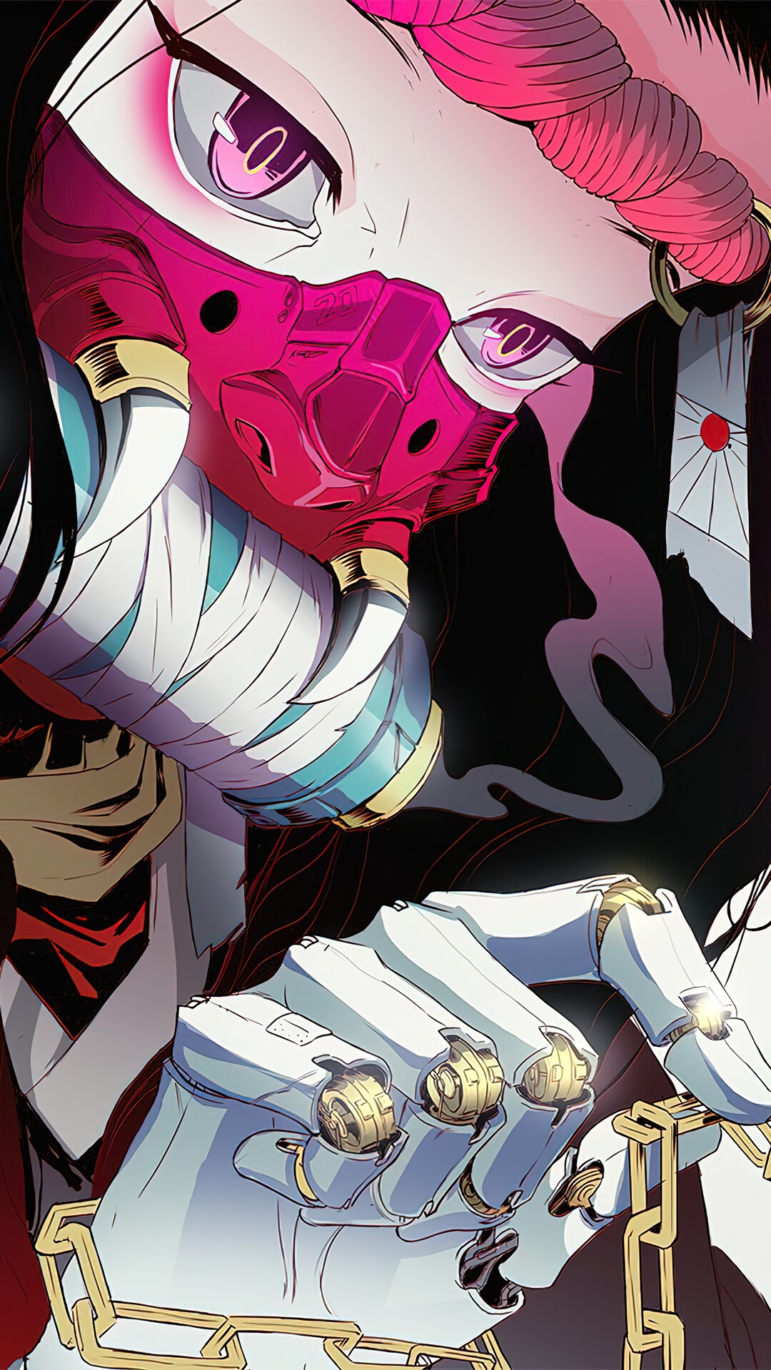 Nezuko Kamado from Demon Slayer Kimetsu no Yaiba HD Phone Wallpaper