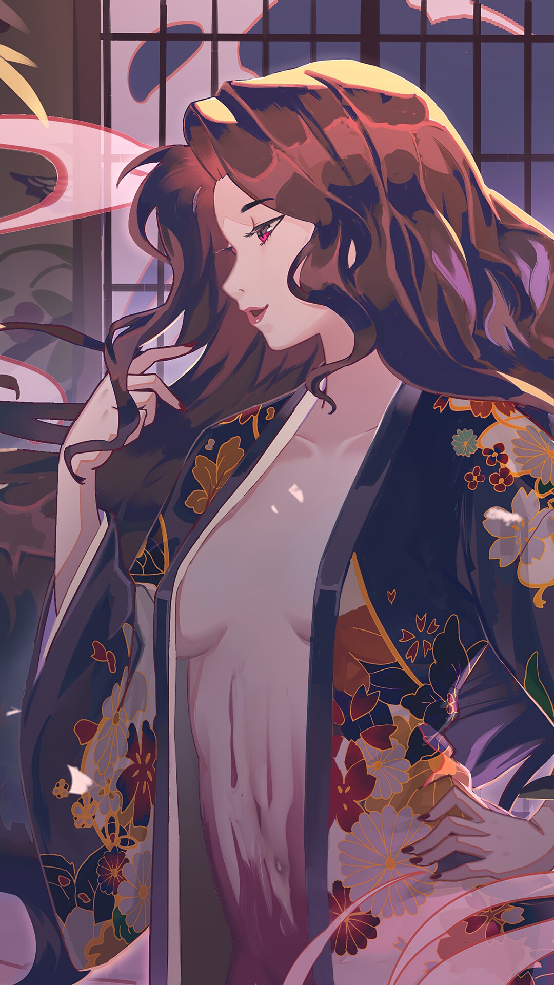 Muzan Kibutsuji from Demon Slayer Kimetsu no Yaiba HD Phone Wallpaper