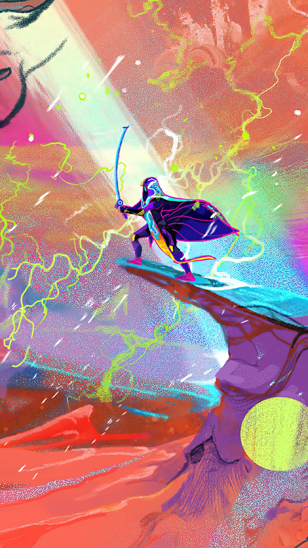 Character with sword from Fortnite HD Phone Wallpaper