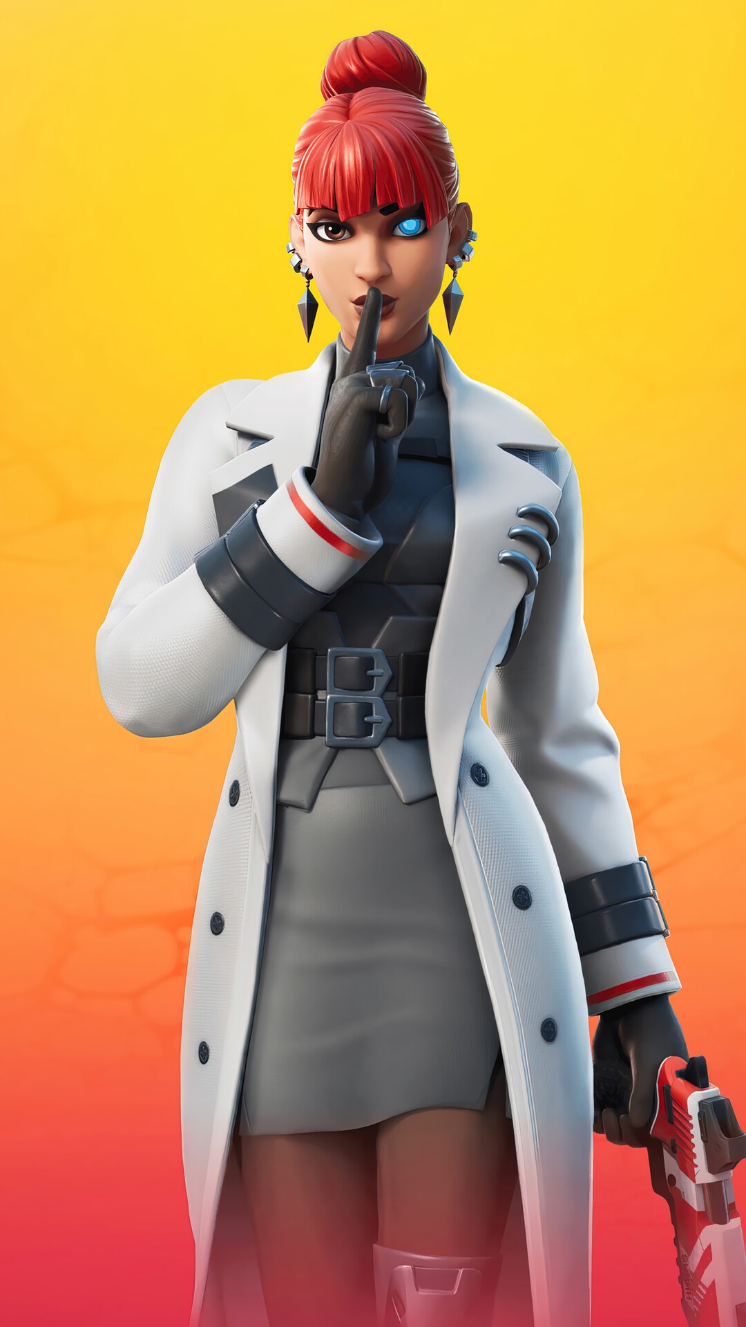 Scientist character from Fortnite HD Phone Wallpaper