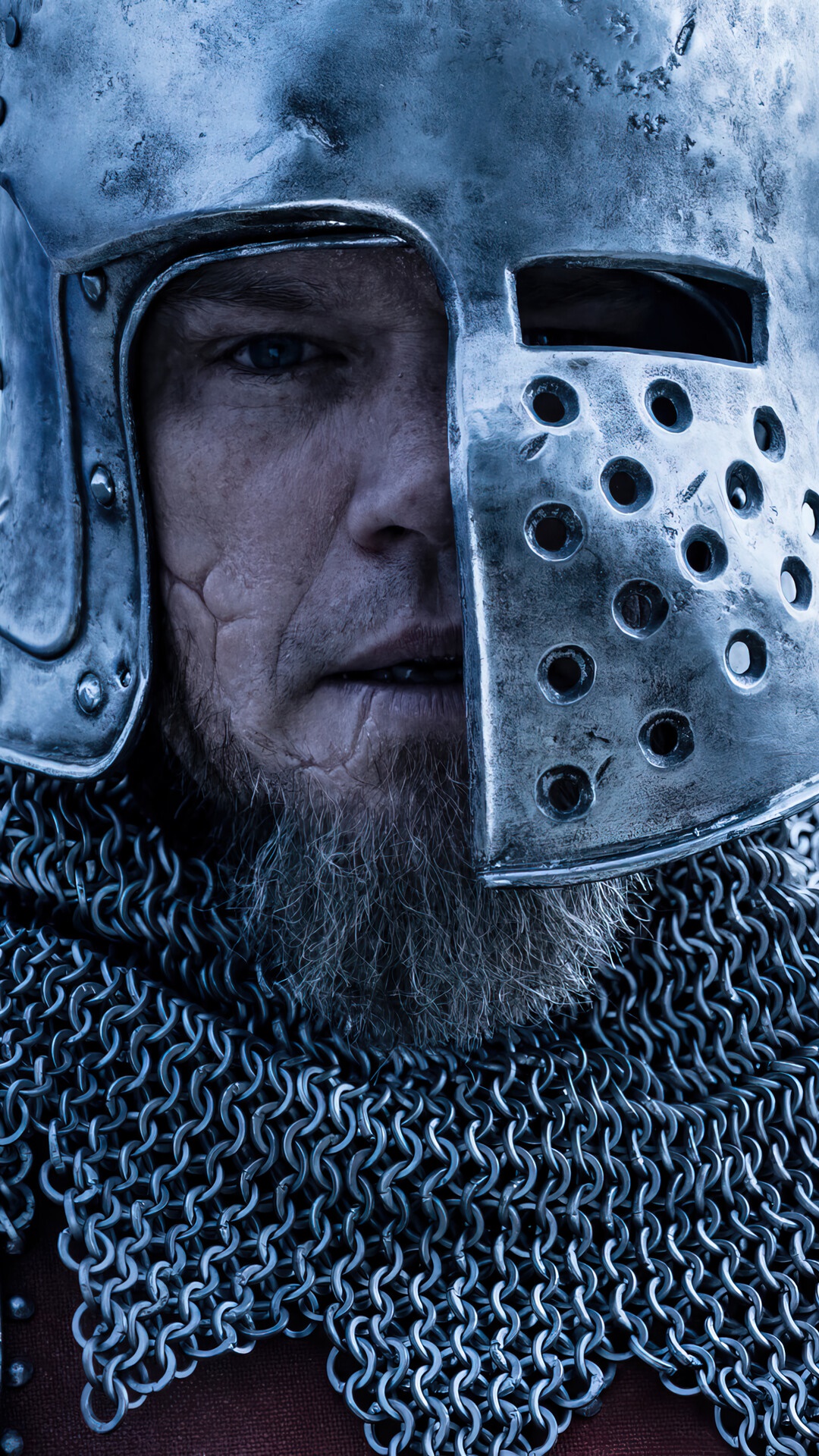 Matt Damon as Jean de Carrouges in The Last Duel HD Phone Wallpaper