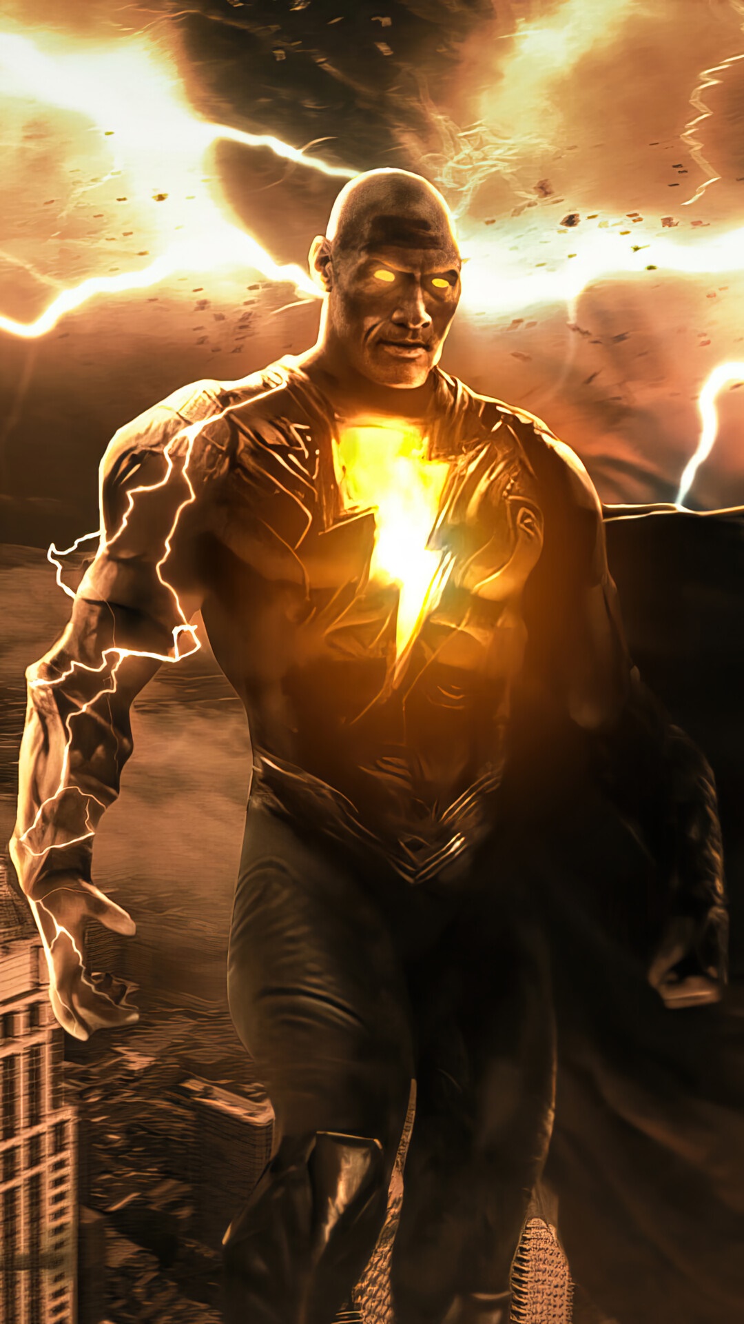 Black Adam from DC Comics HD Phone Wallpaper