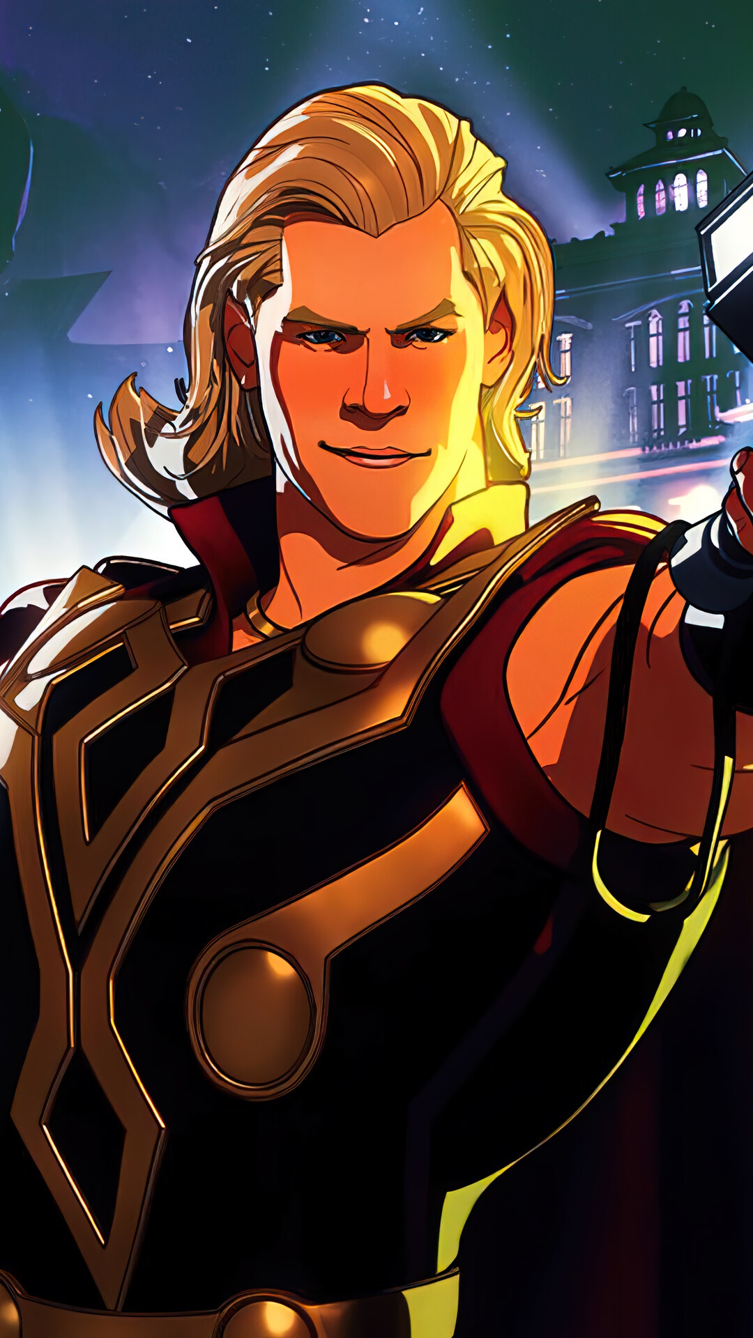 Thor from What If...? TV Series HD Phone Wallpaper