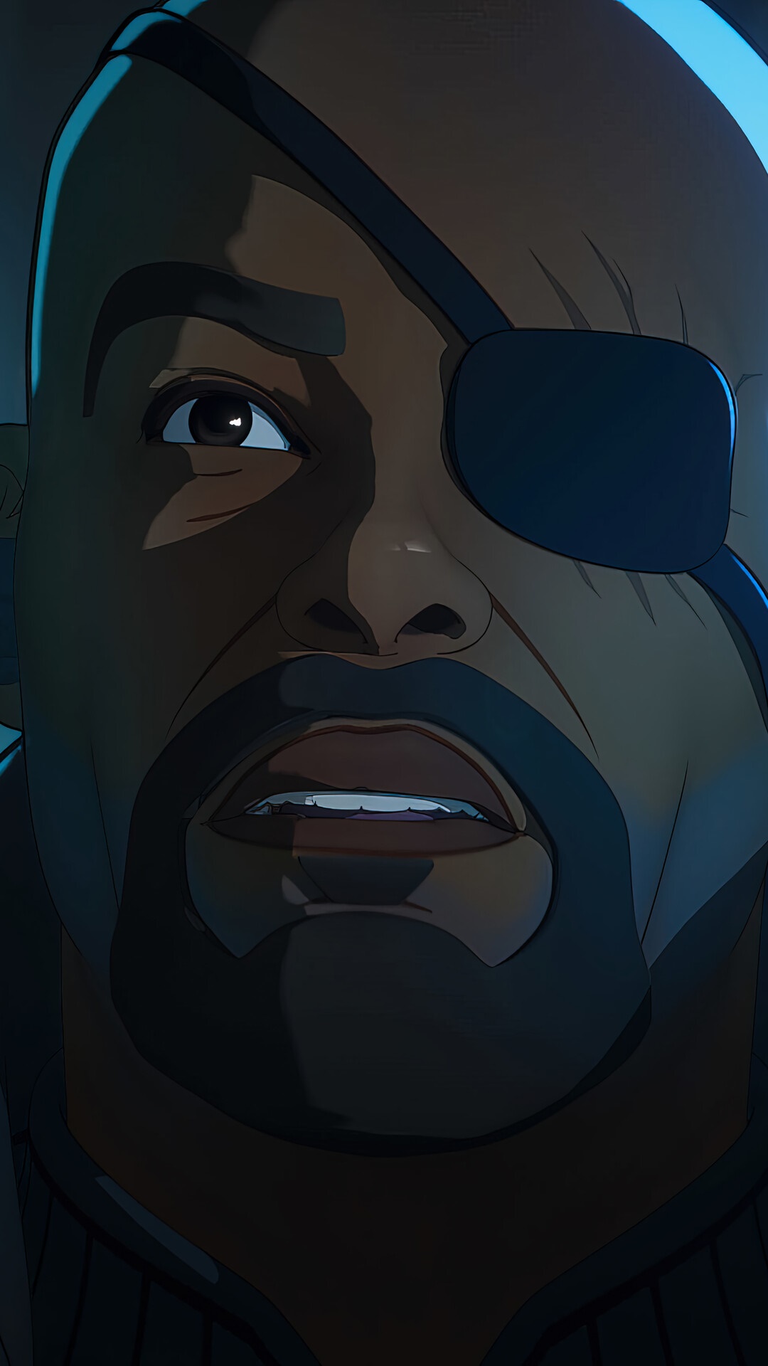 Nick Fury from What If...? HD Phone Wallpaper