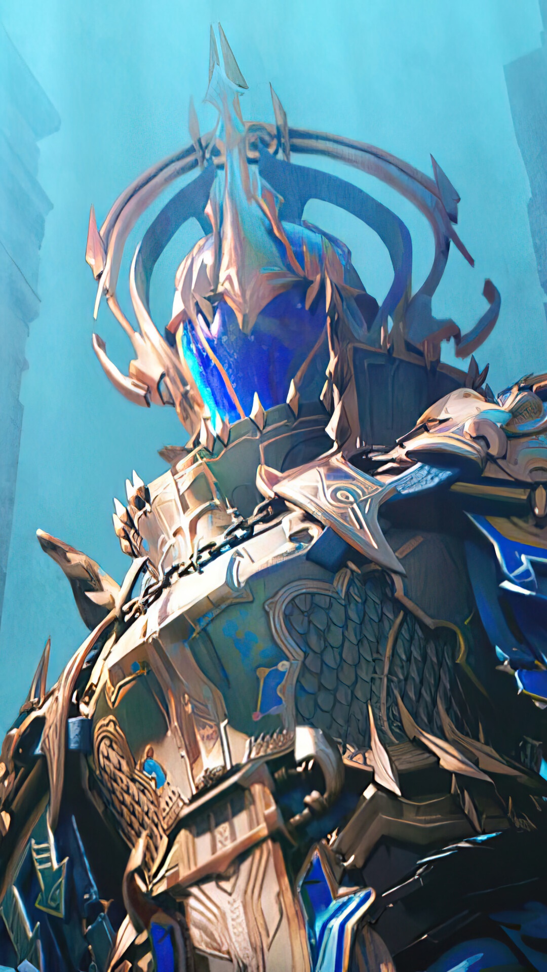 Character in ornate armor from PUBG Mobile HD Phone Wallpaper