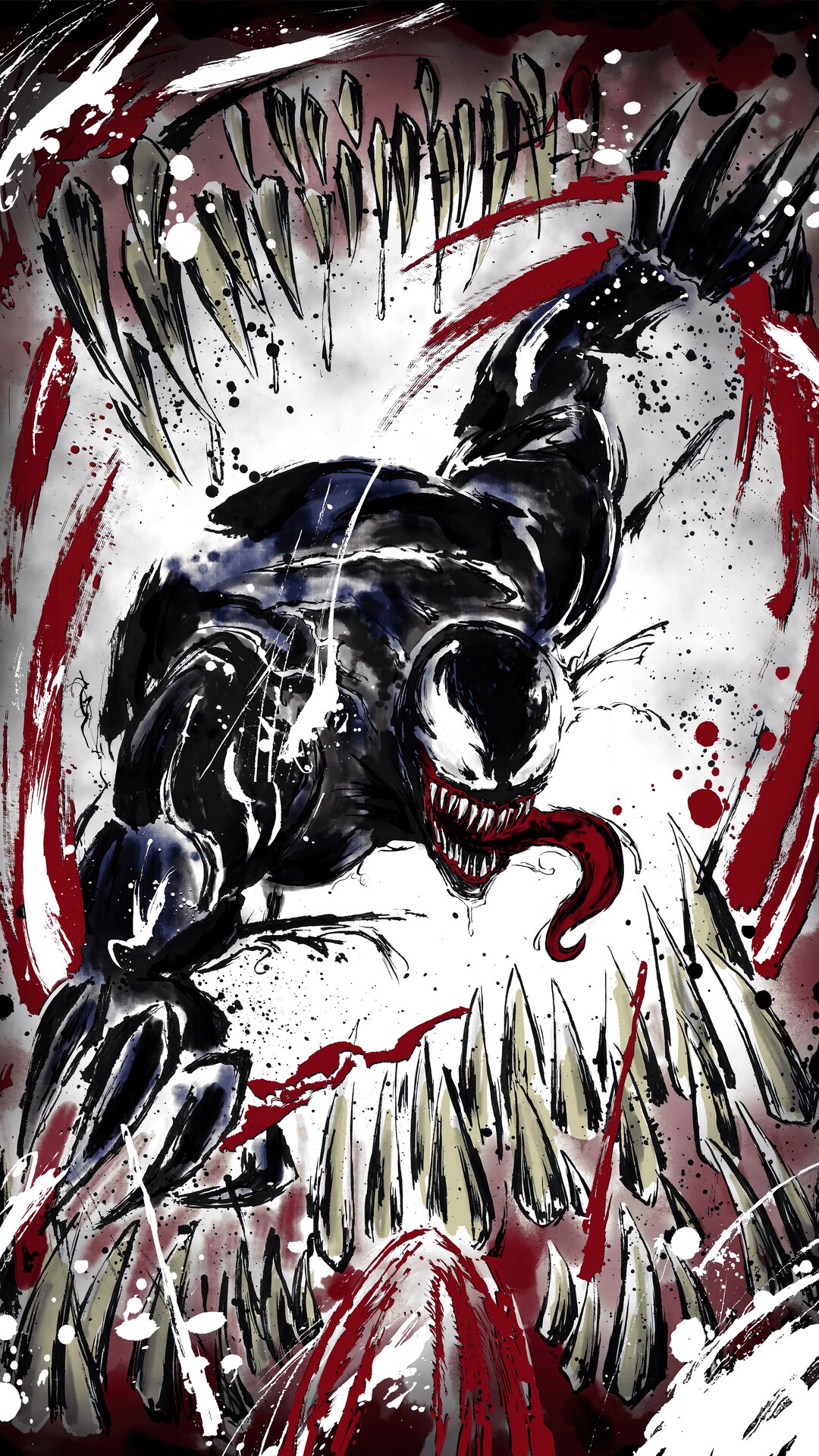 Venom from Venom: Let There Be Carnage HD Phone Wallpaper