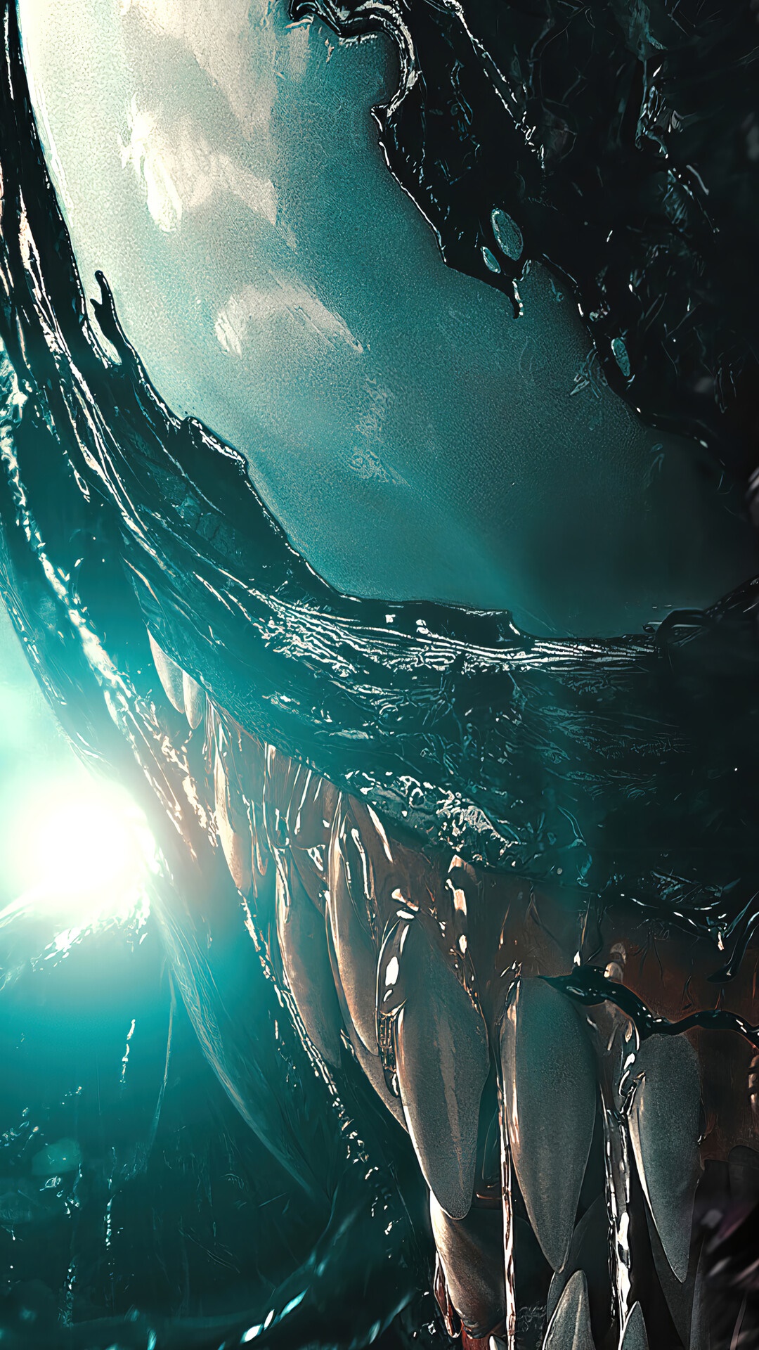 Venom and Carnage Close-Up from Movie HD Phone Wallpaper