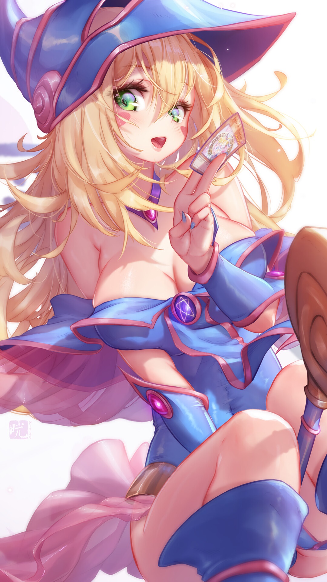 Dark Magician Girl from Yu-Gi-Oh! HD Phone Wallpaper