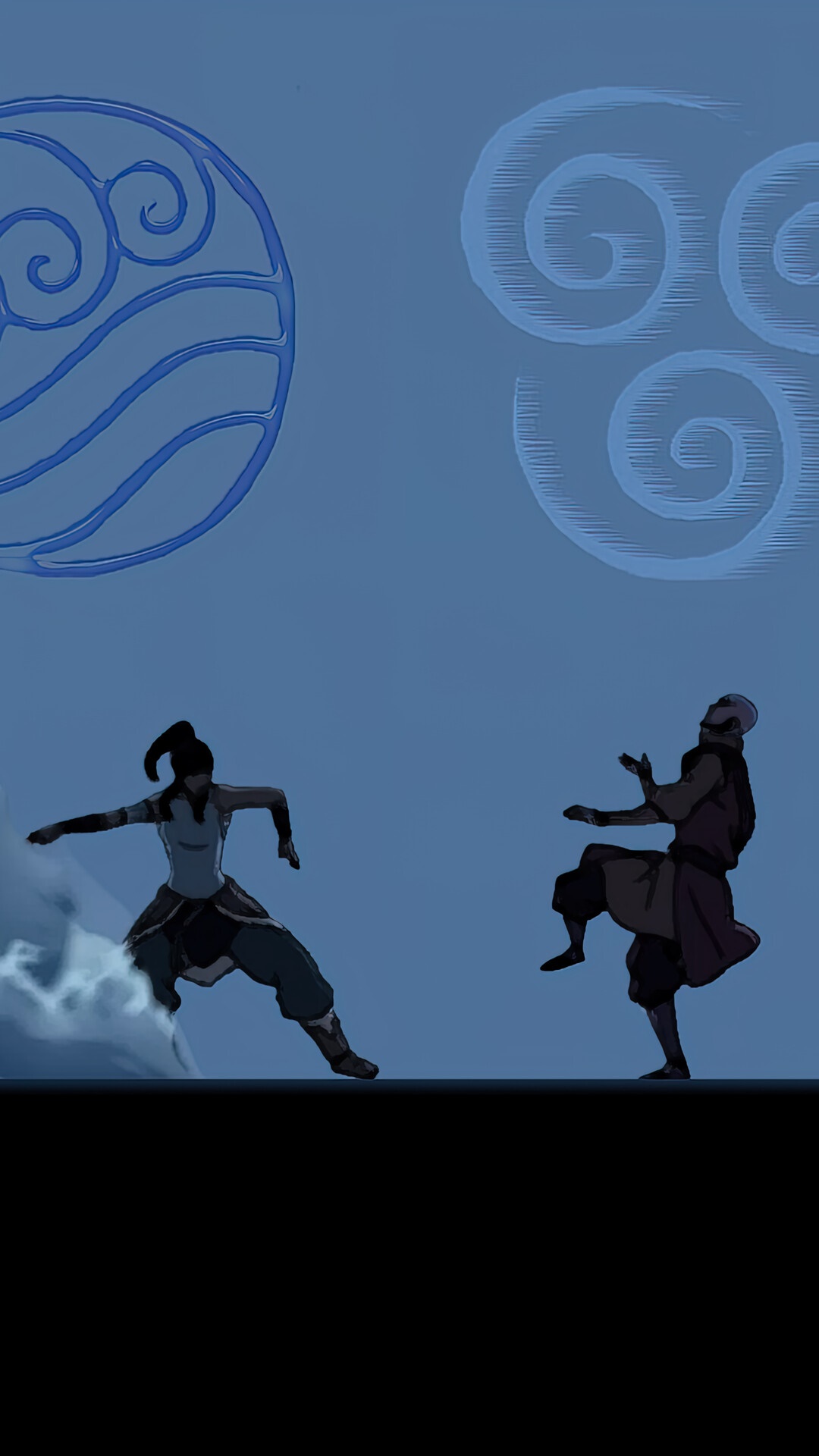 Korra and Tenzin from The Legend of Korra HD Phone Wallpaper