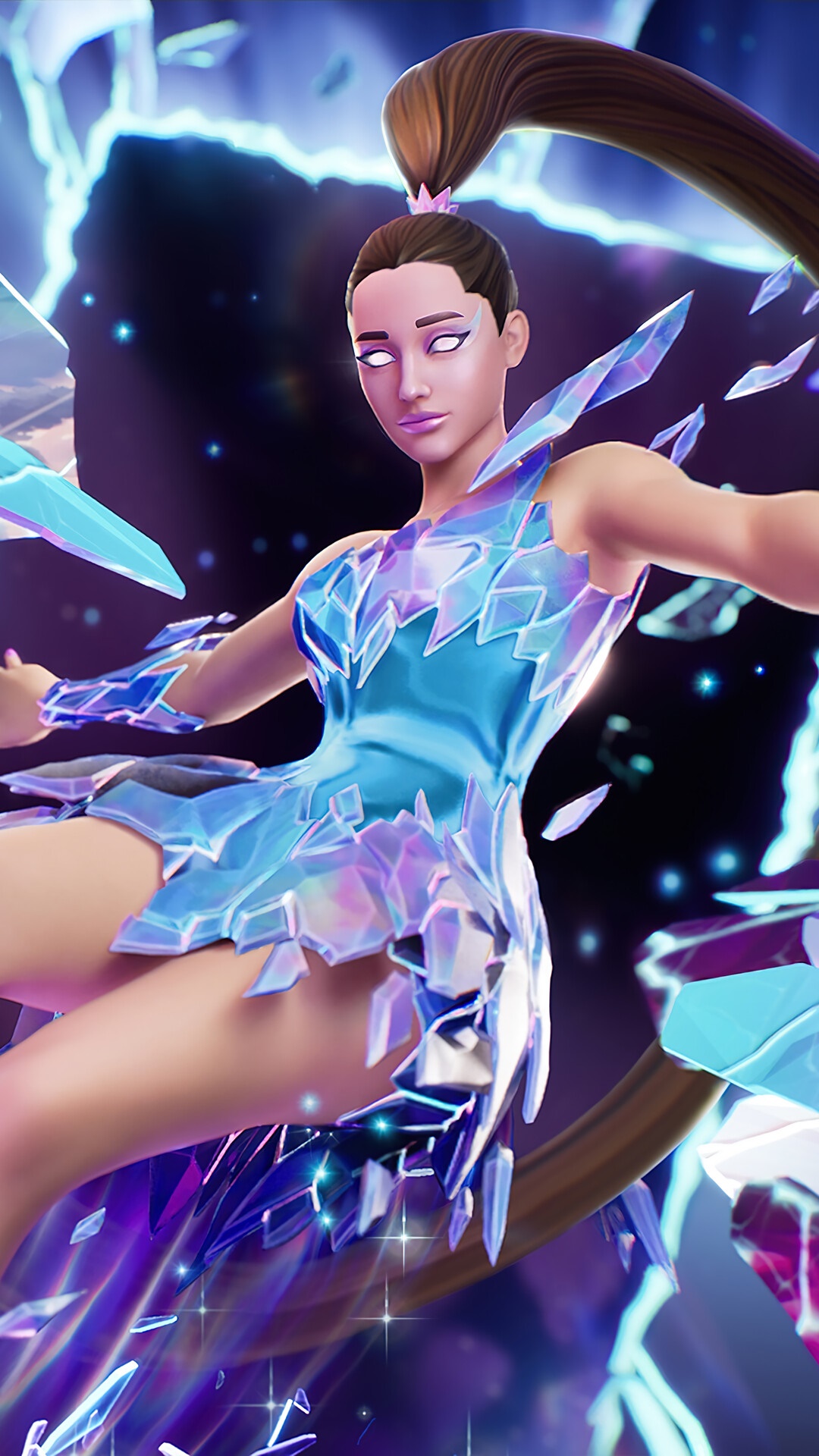 Ariana Grande from Fortnite HD Phone Wallpaper