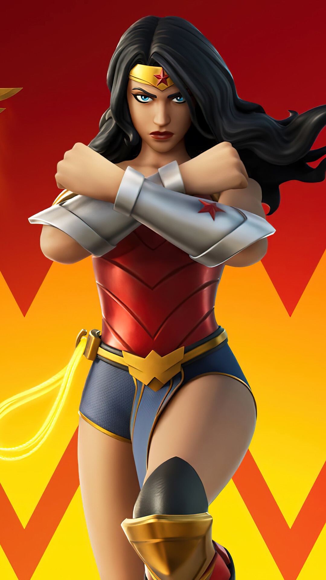 Wonder Woman from Fortnite HD Phone Wallpaper