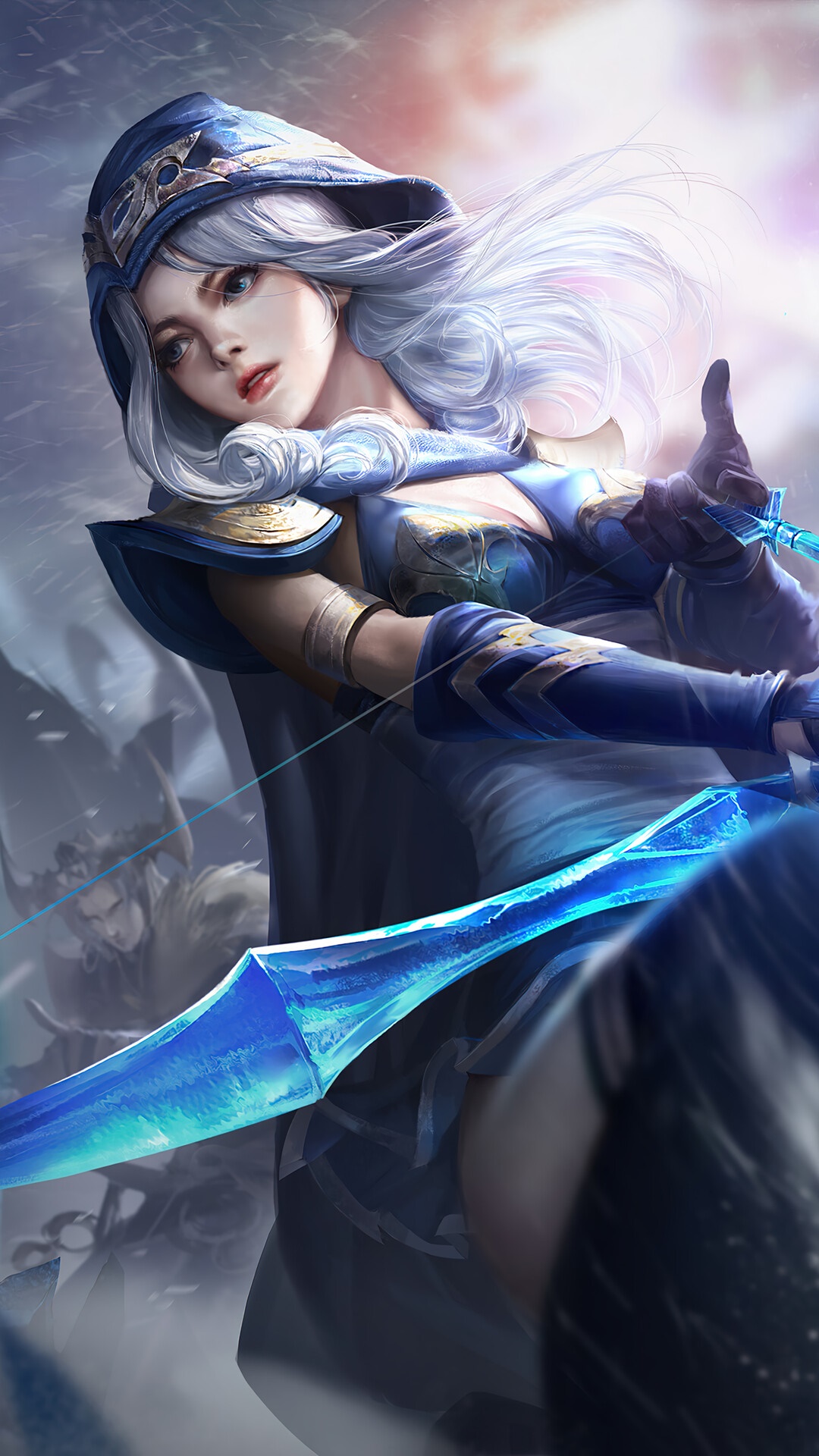 Ashe from League of Legends HD Phone Wallpaper