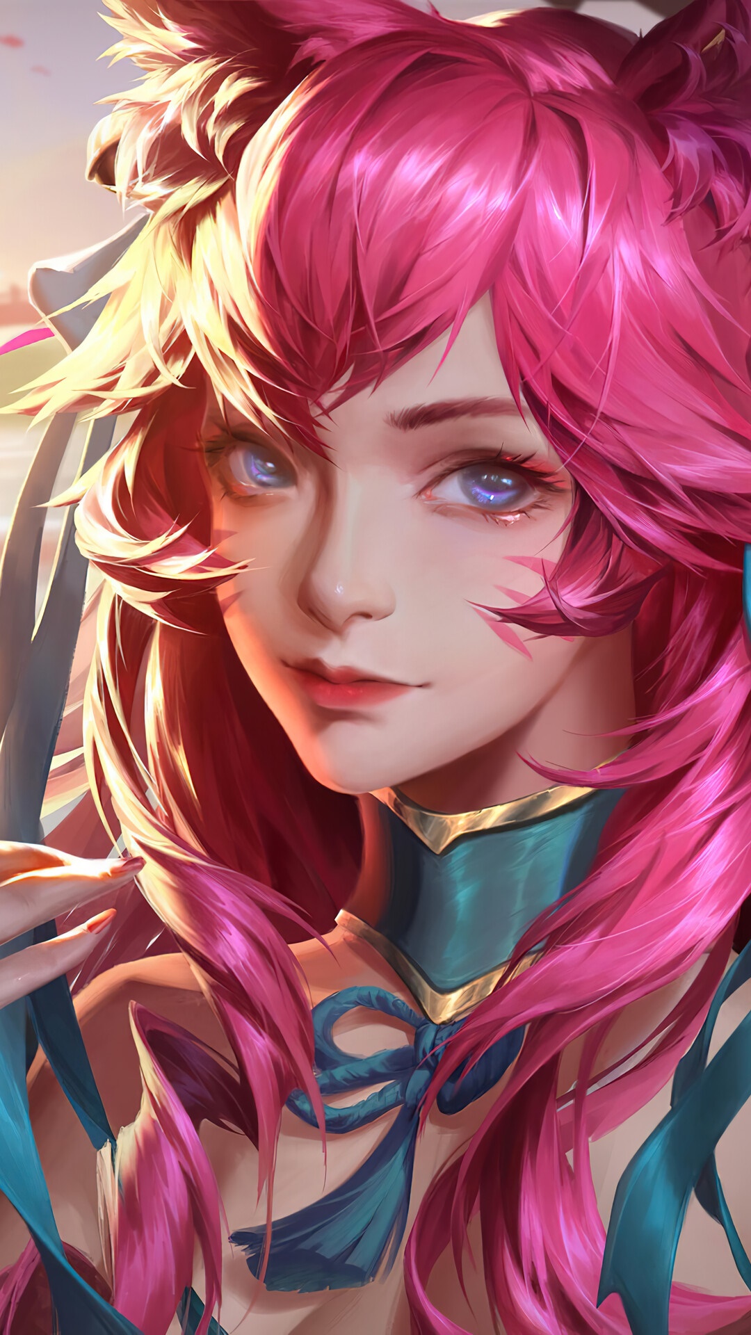 Ahri Spirit Blossom from League of Legends HD Phone Wallpaper