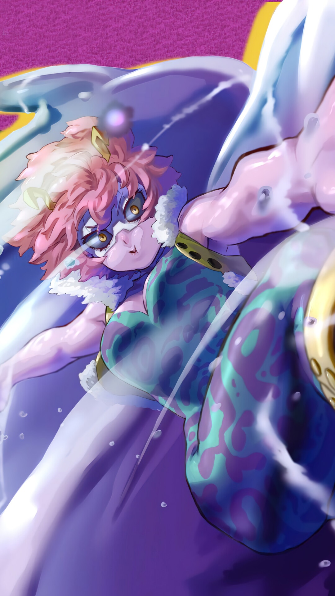 Mina Ashido from My Hero Academia HD Phone Wallpaper