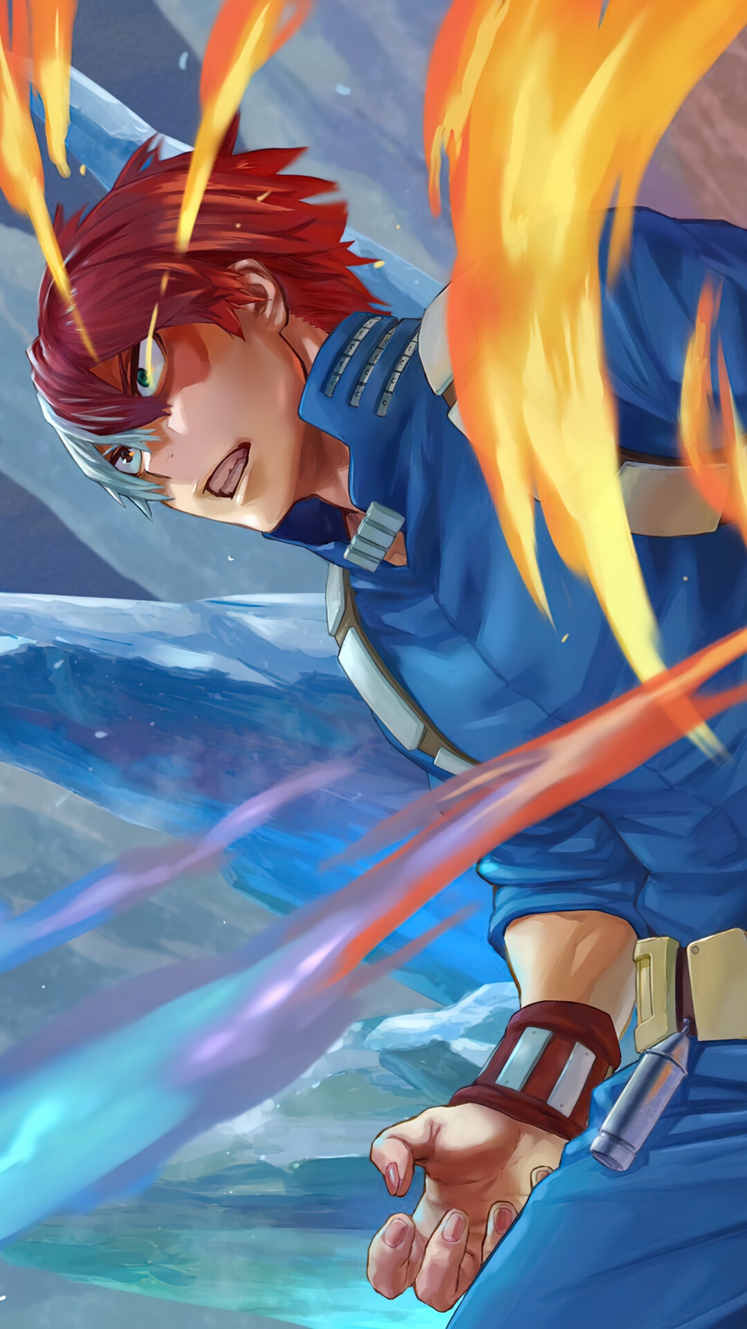 Shoto Todoroki from My Hero Academia HD Phone Wallpaper