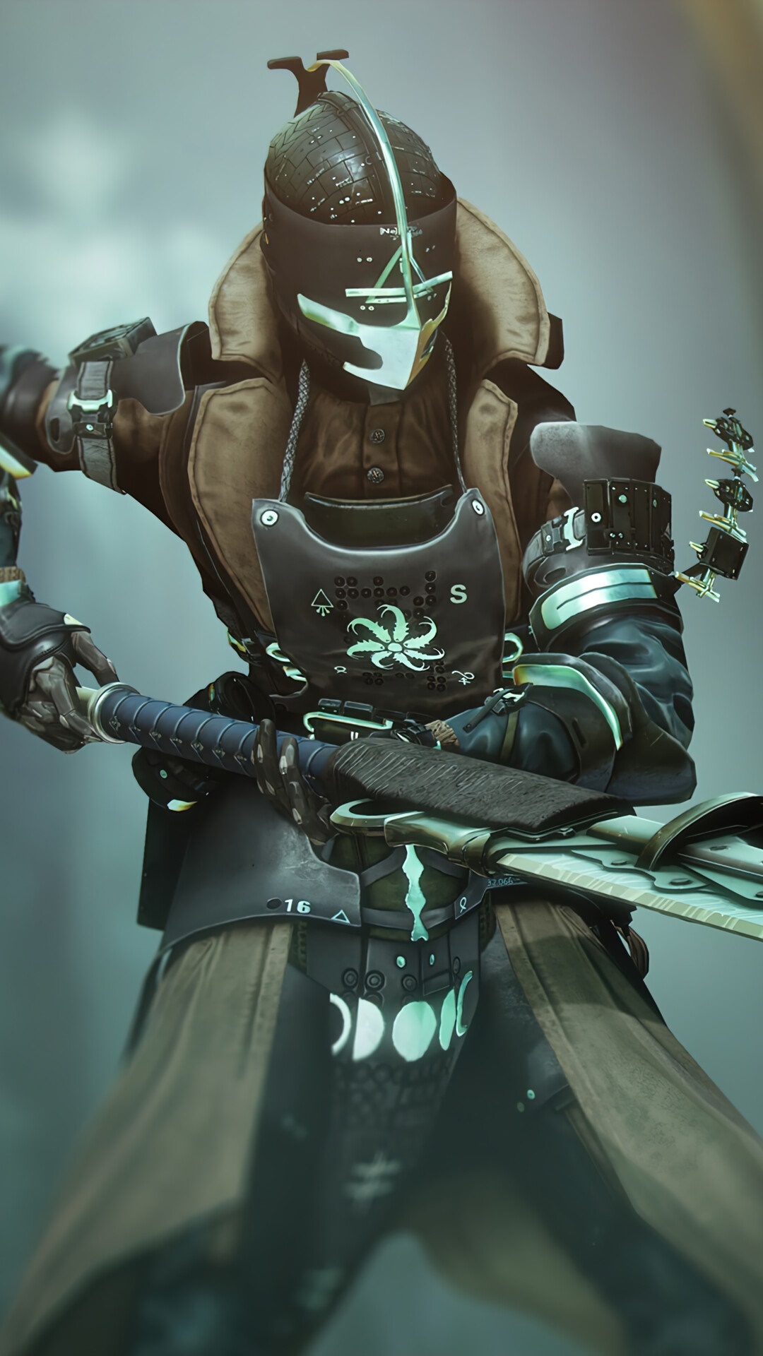 Warlock from Destiny 2 holding a weapon HD Phone Wallpaper