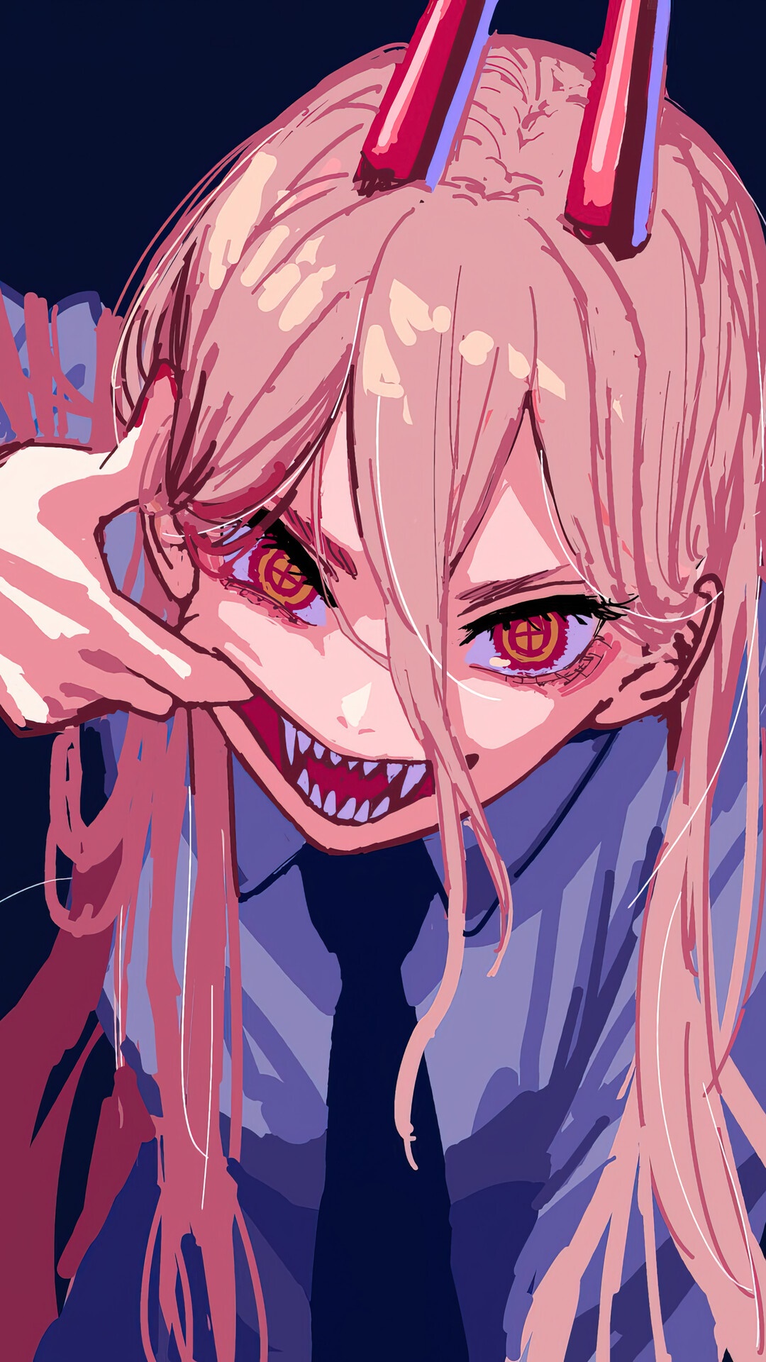 Power from Chainsaw Man HD Phone Wallpaper
