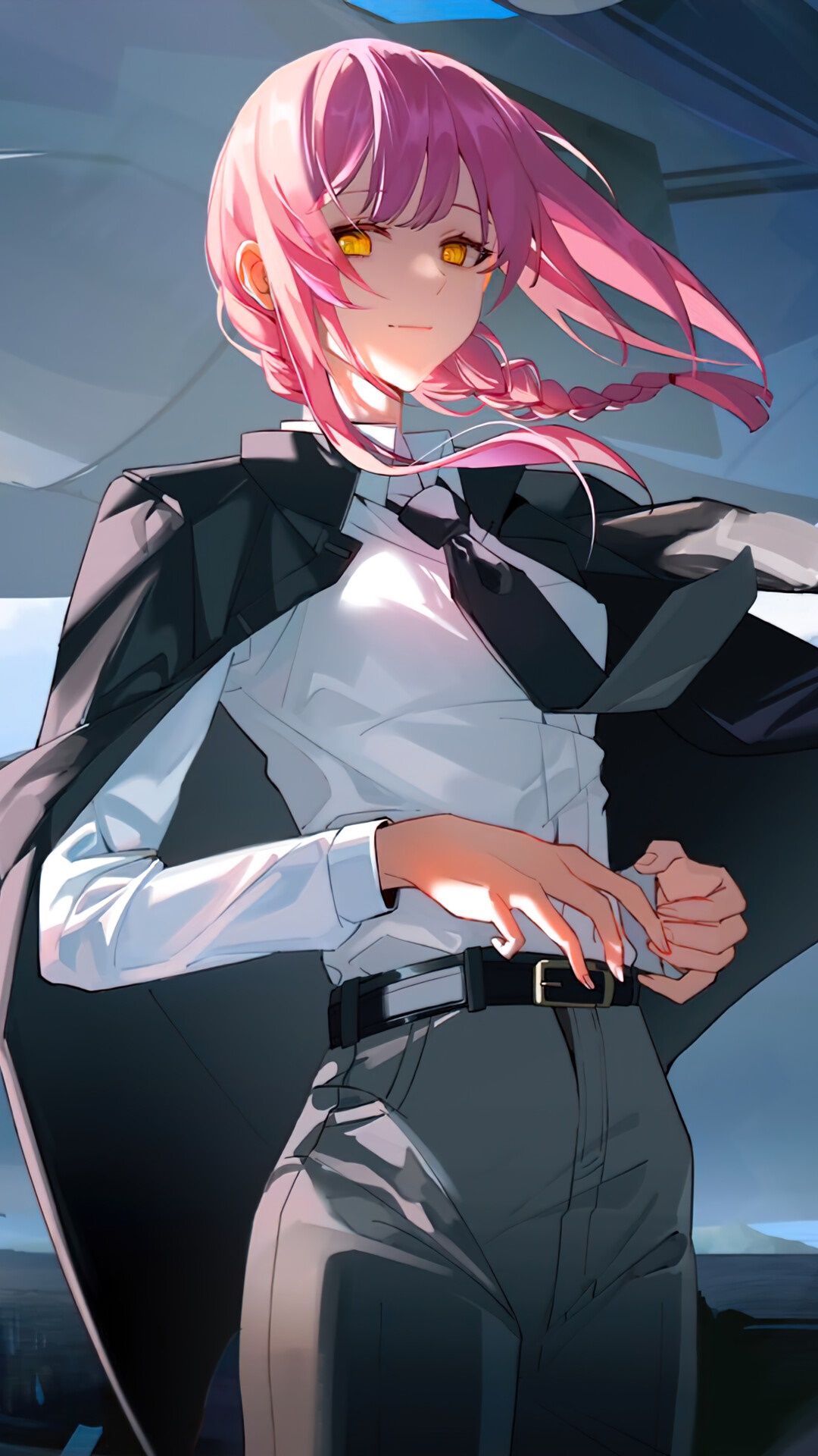 Makima from Chainsaw Man HD Phone Wallpaper