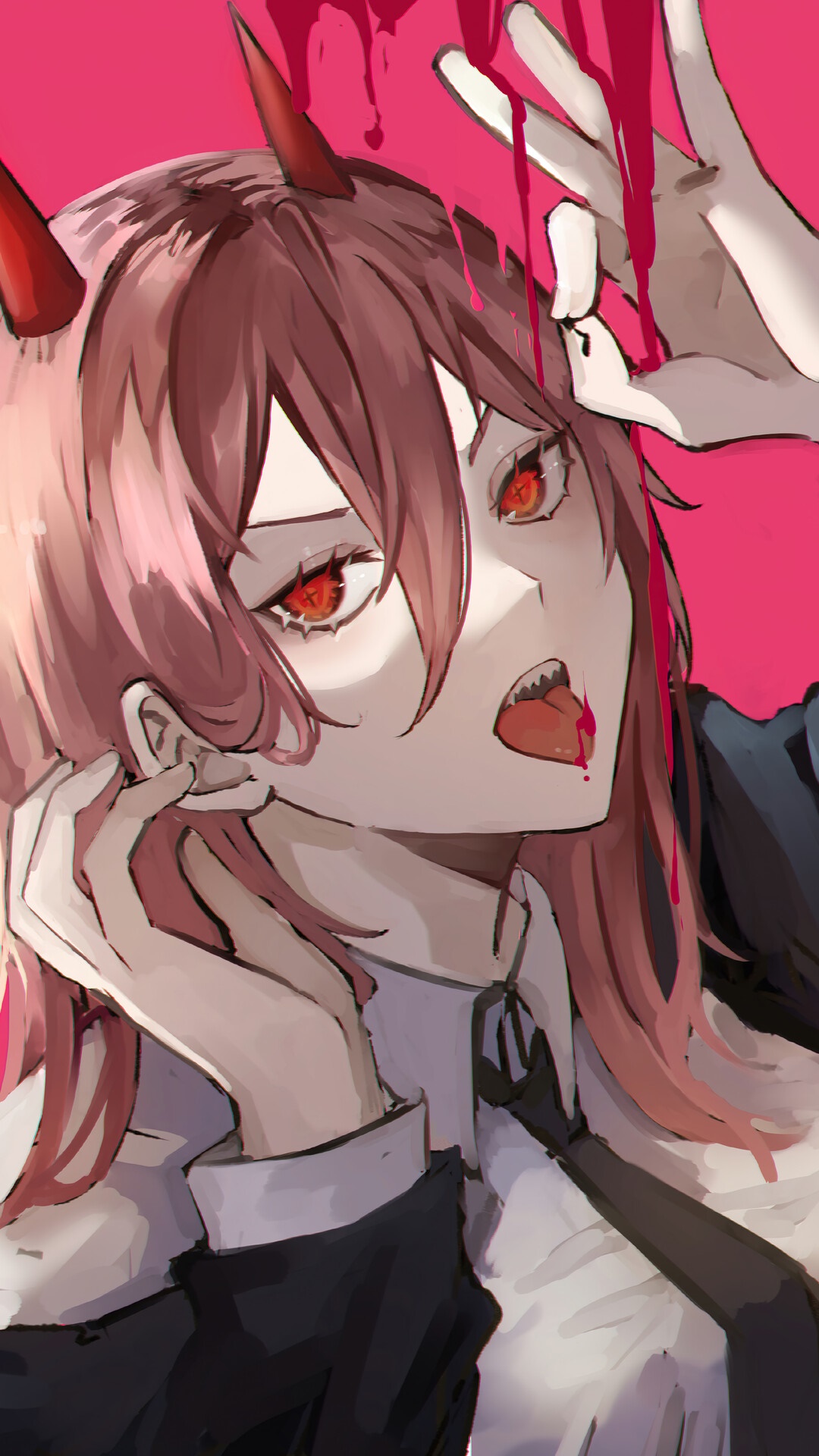 Power from Chainsaw Man HD Phone Wallpaper