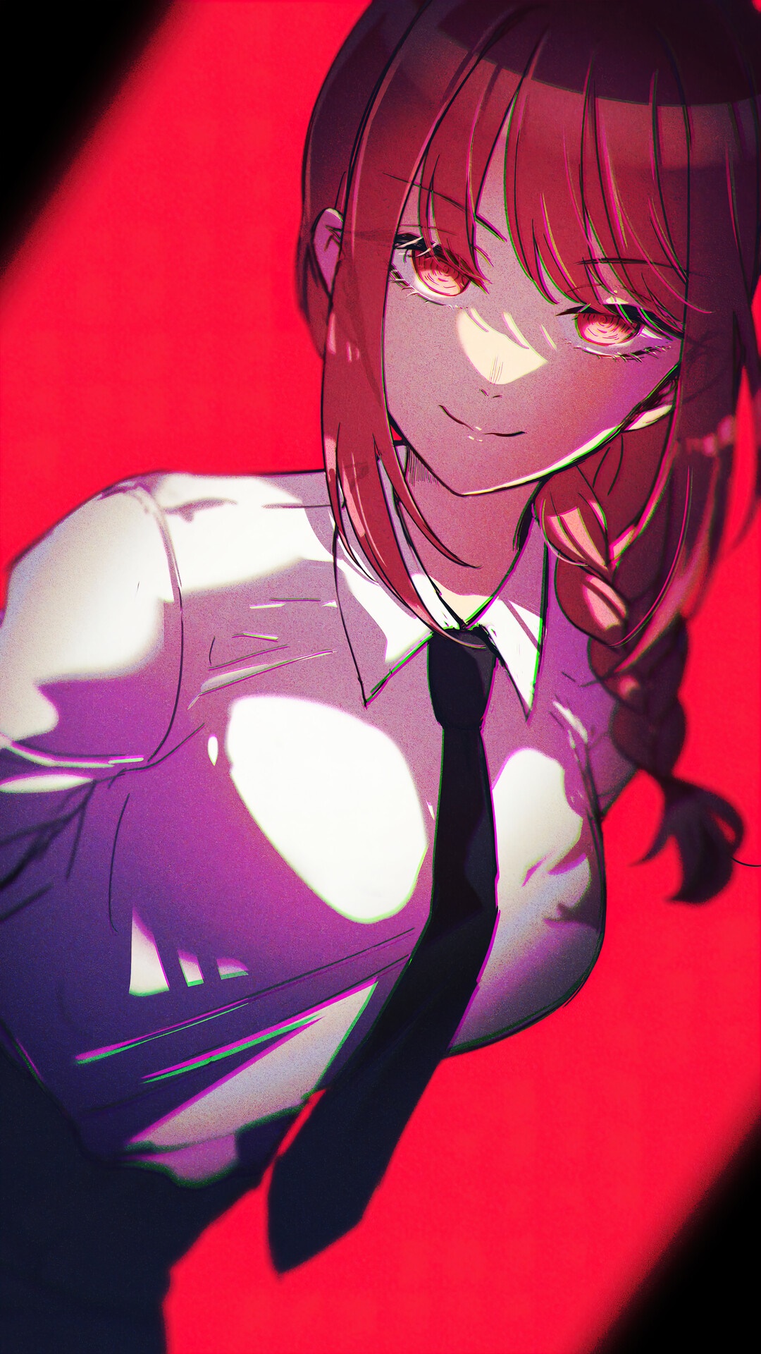 Makima from Chainsaw Man HD Phone Wallpaper