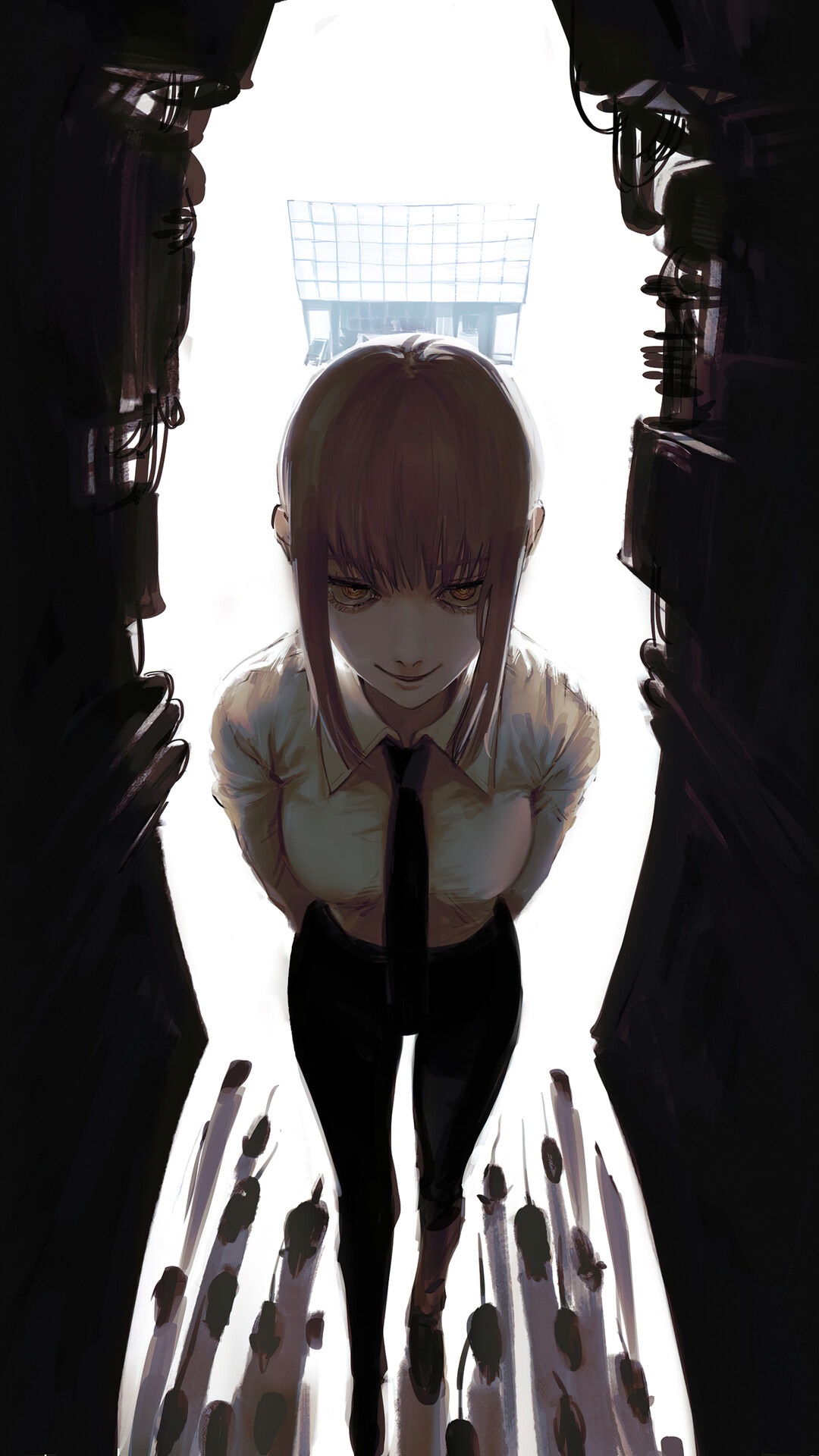 Makima from Chainsaw Man HD Phone Wallpaper