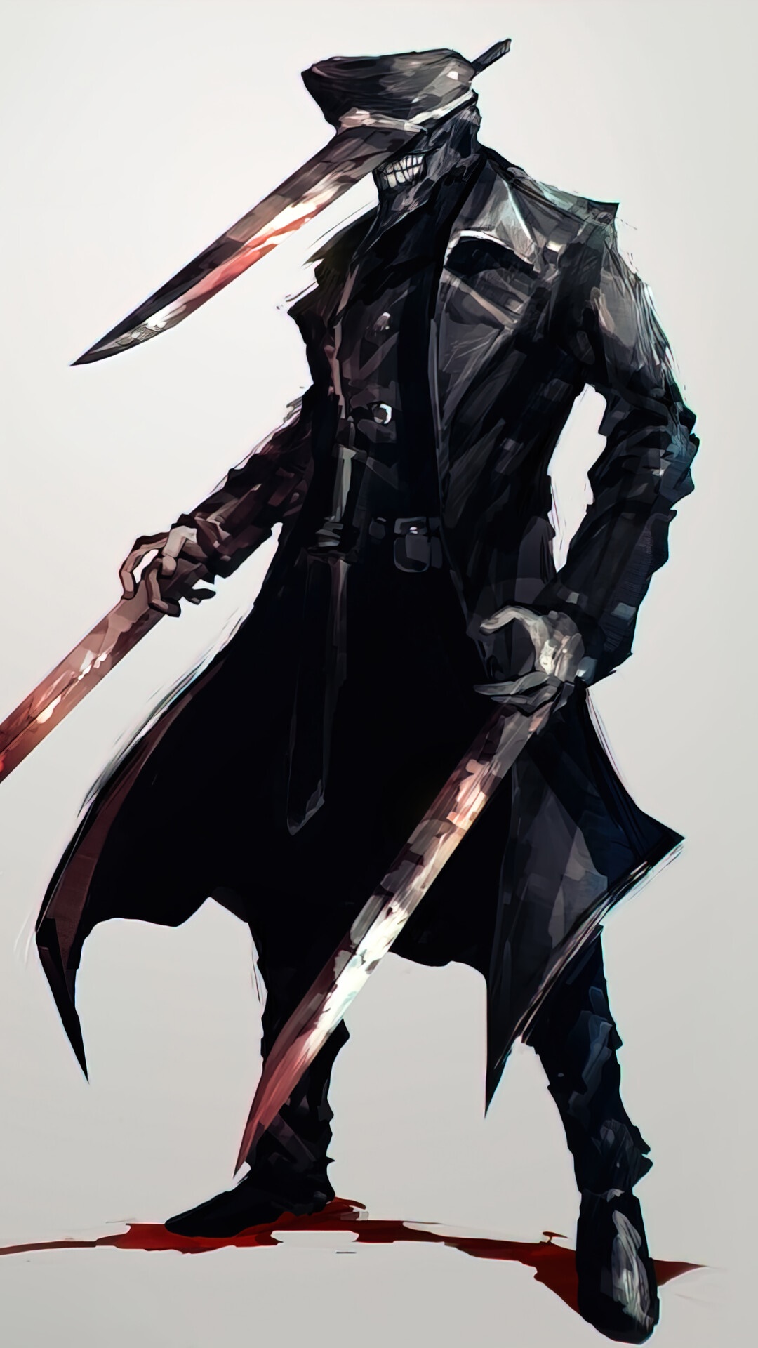 Man with swords from Chainsaw Man HD Phone Wallpaper