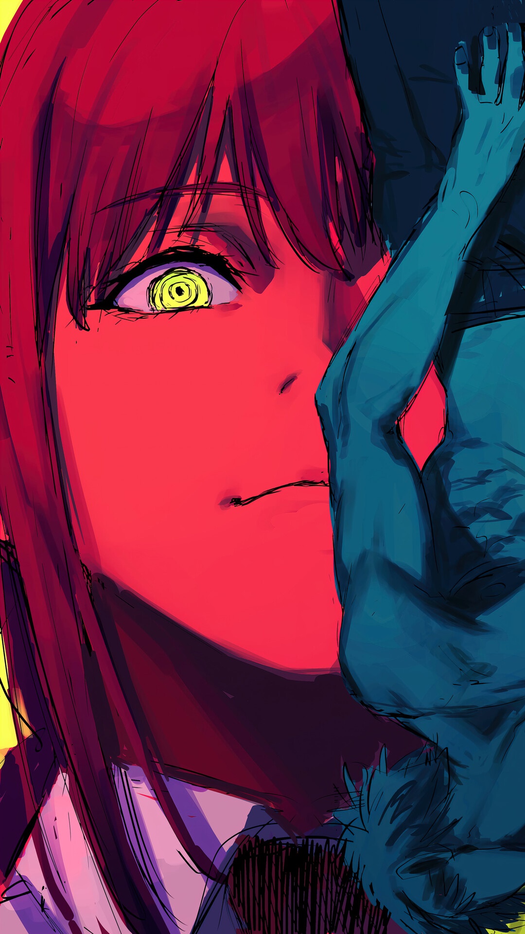 Makima from Chainsaw Man HD Phone Wallpaper