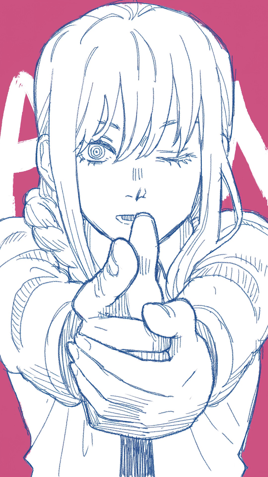 Makima from Chainsaw Man HD Phone Wallpaper
