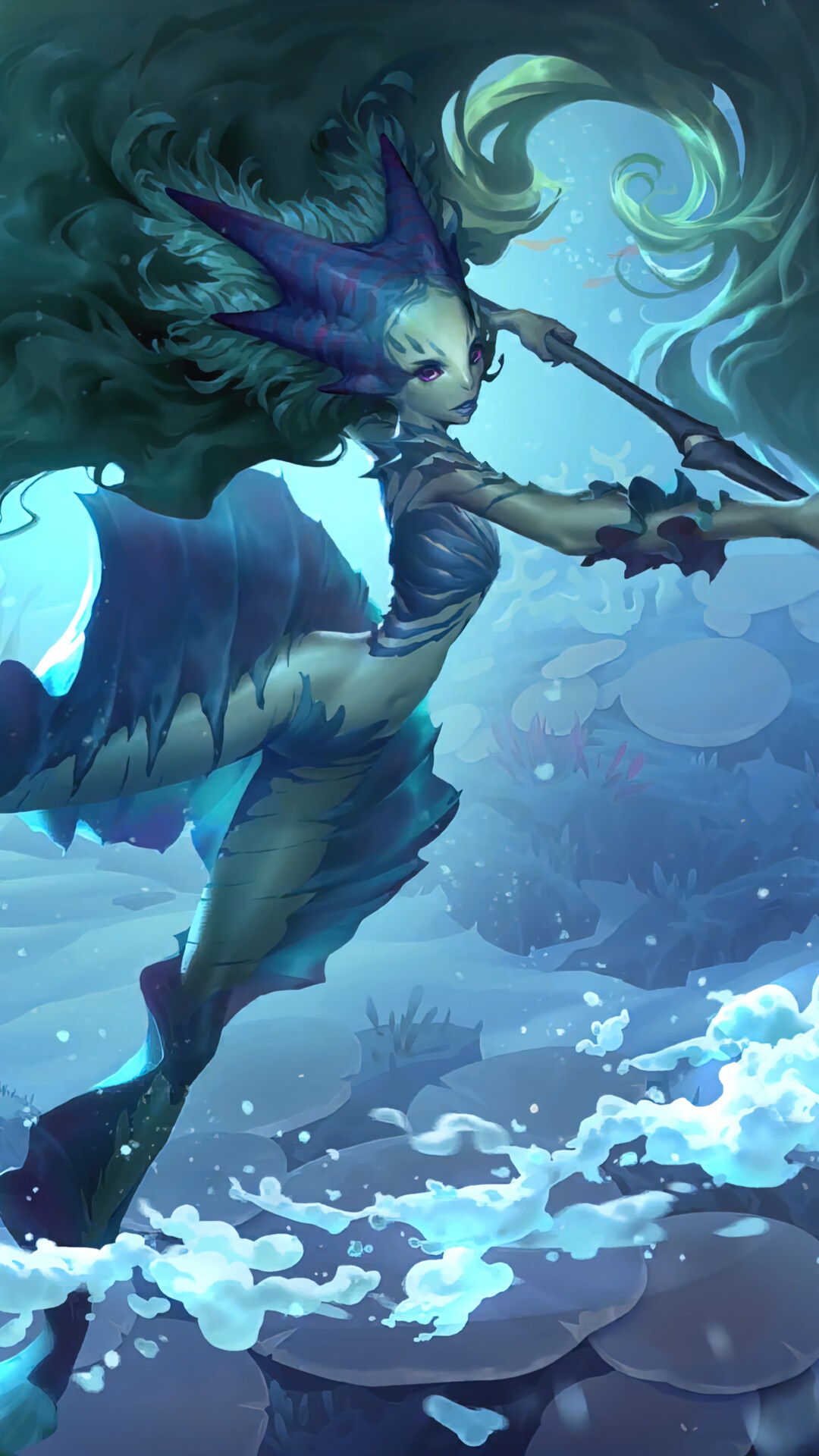 Nami from Legends of Runeterra HD Phone Wallpaper
