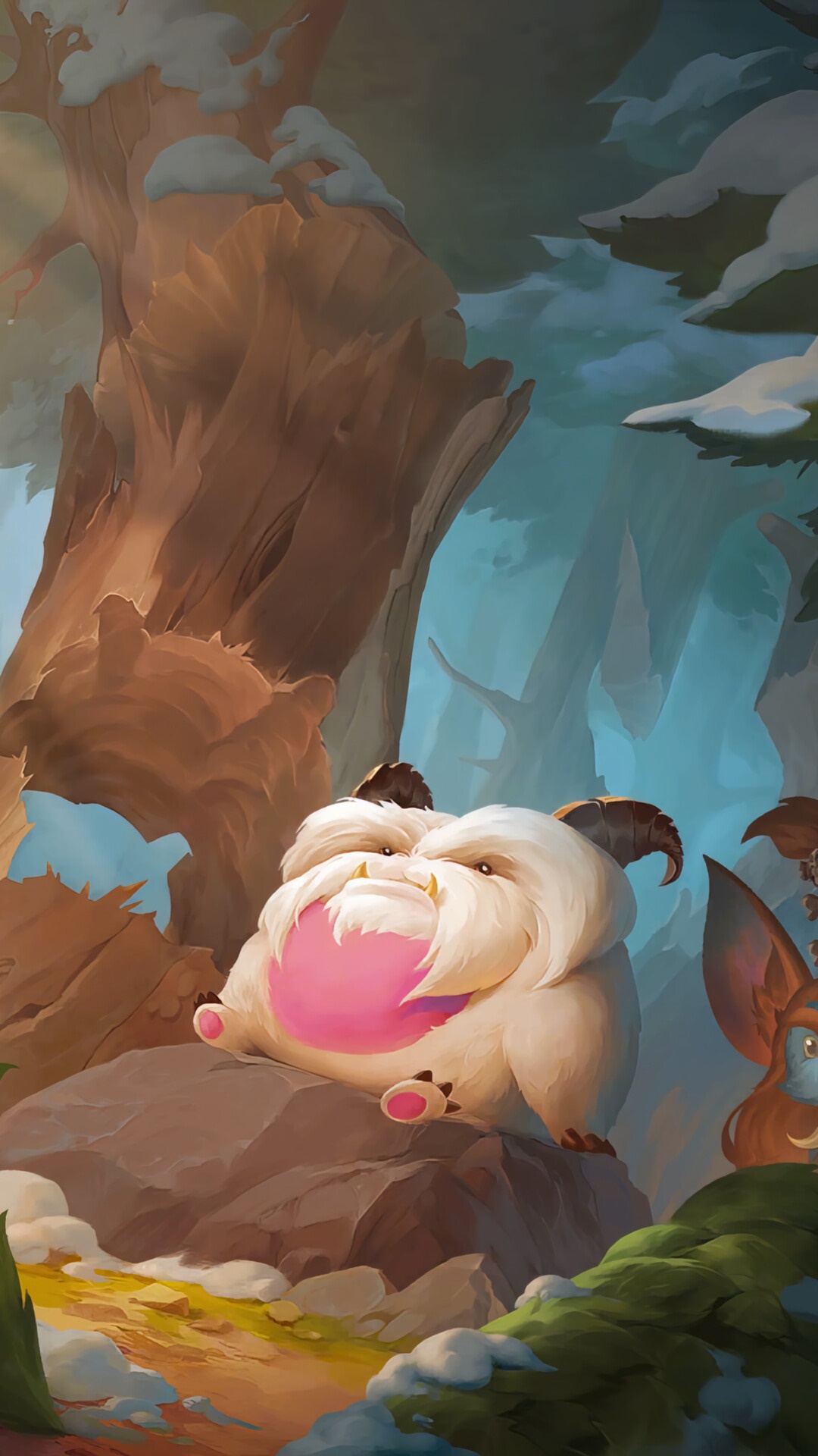 Poro from Legends of Runeterra in Bandle City HD Phone Wallpaper
