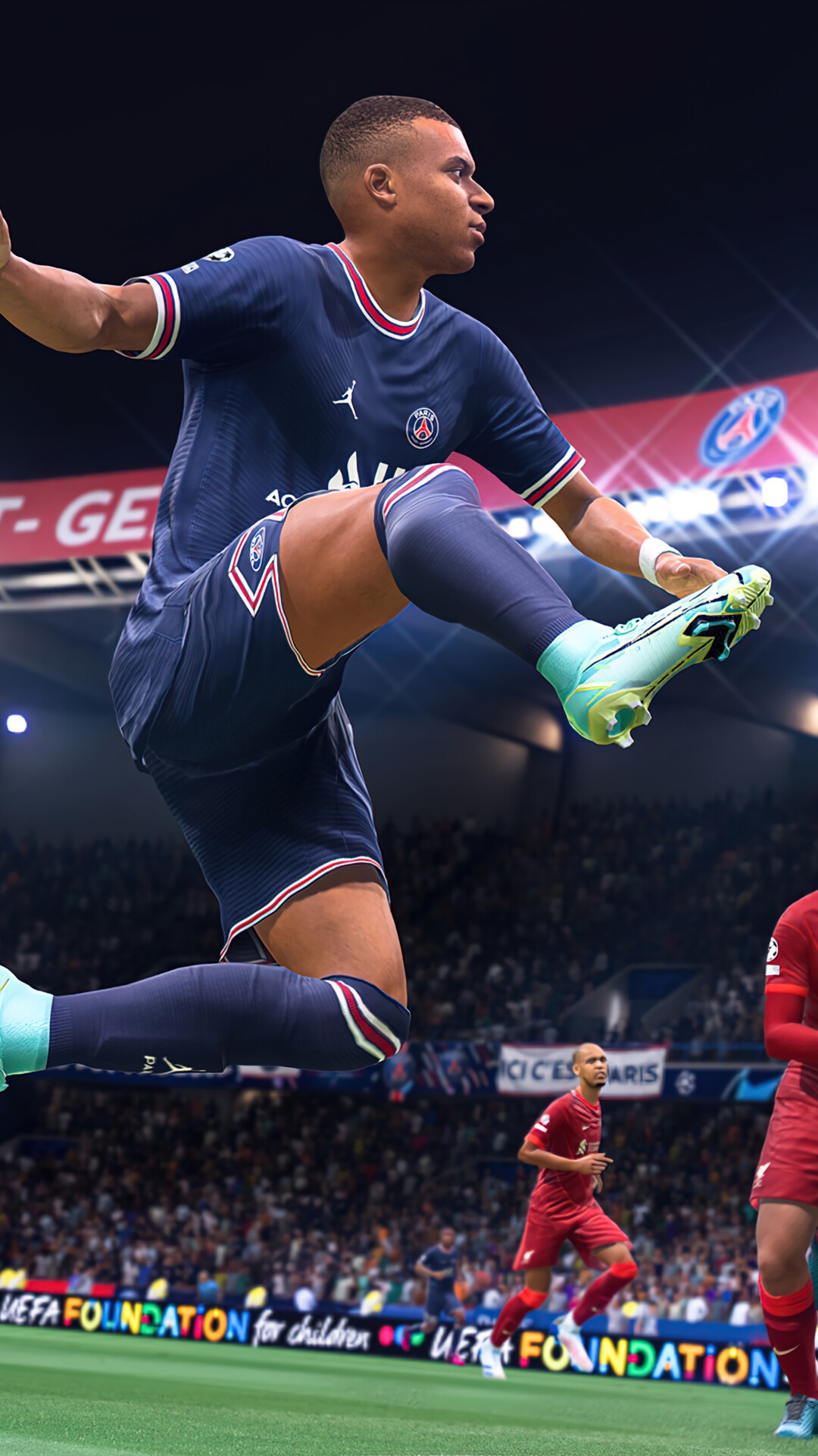 Kylian Mbappé in FIFA 22 HD Phone Wallpaper