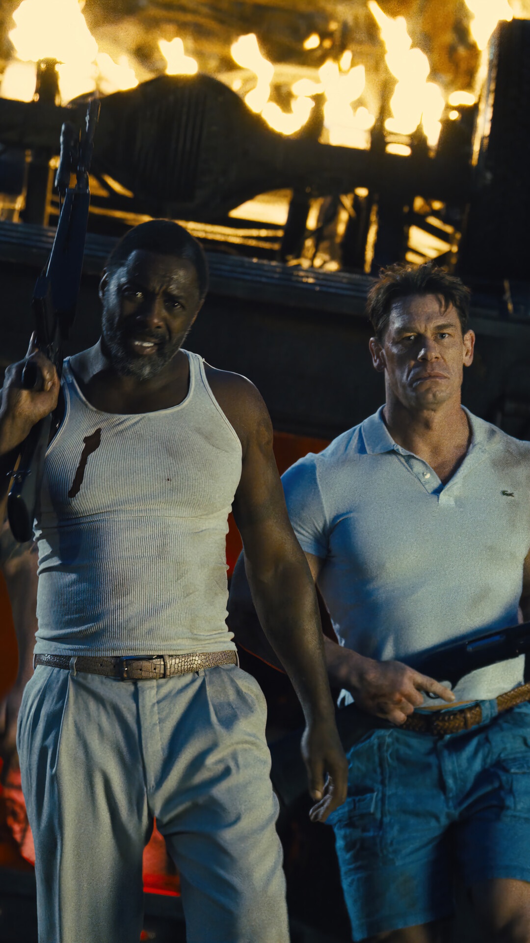 Bloodsport and Peacemaker from The Suicide Squad HD Phone Wallpaper