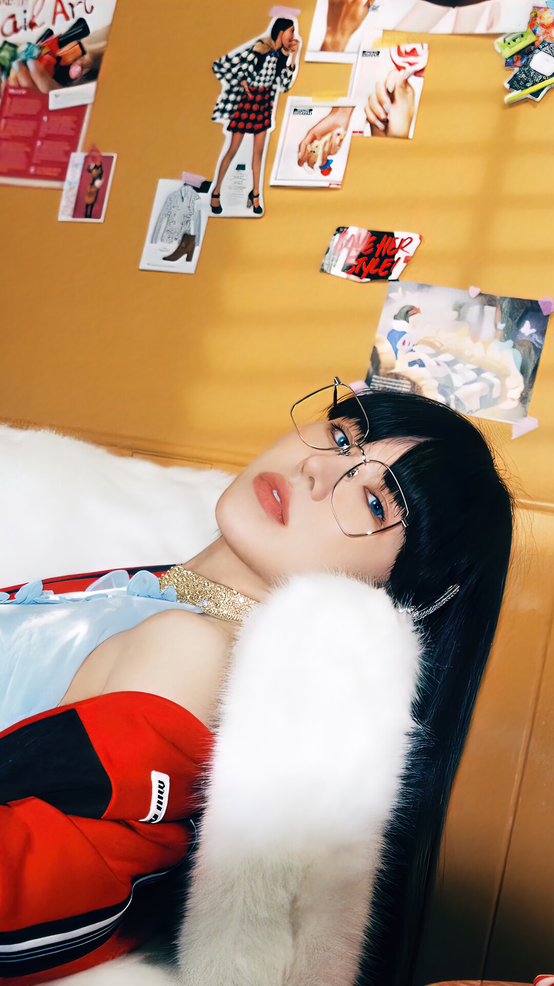 Wendy from Red Velvet wearing glasses HD Phone Wallpaper