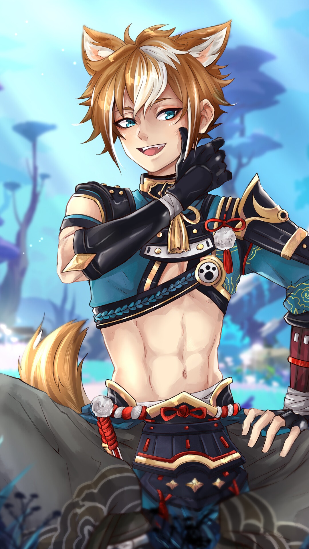 Gorou from Genshin Impact HD Phone Wallpaper