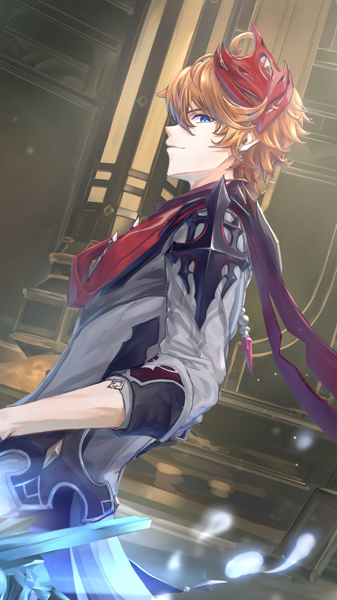 Tartaglia from Genshin Impact HD Phone Wallpaper