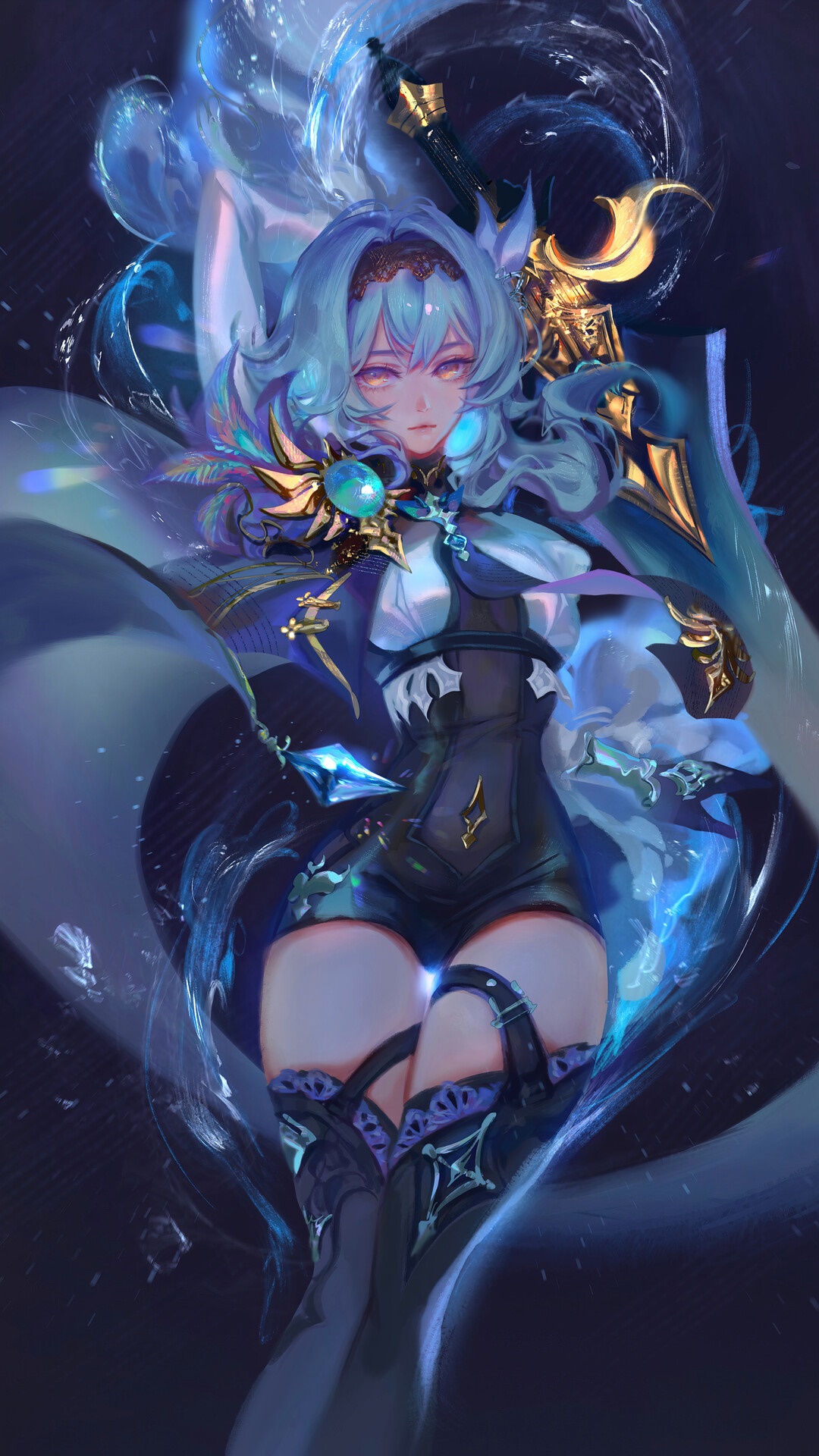 Eula from Genshin Impact HD Phone Wallpaper