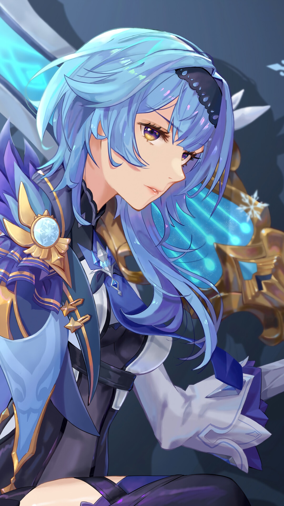 Eula from Genshin Impact HD Phone Wallpaper
