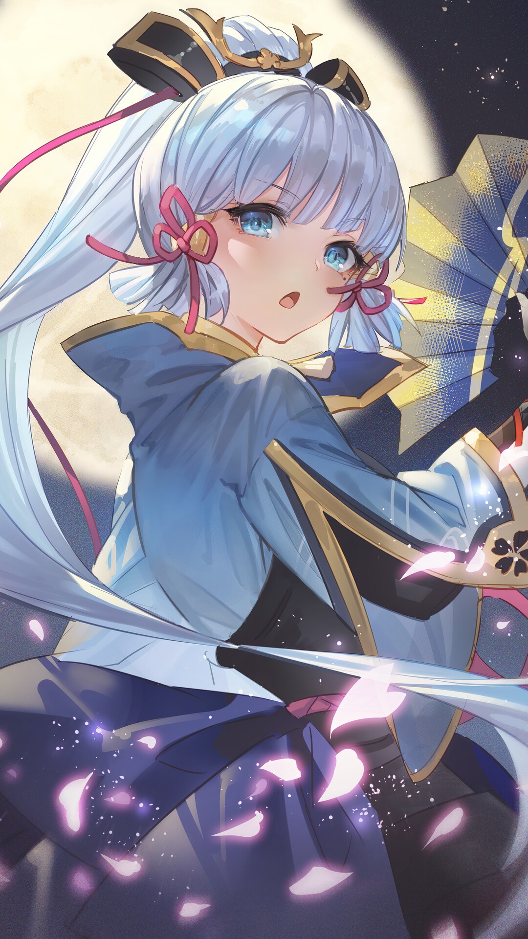 Kamisato Ayaka from Genshin Impact HD Phone Wallpaper
