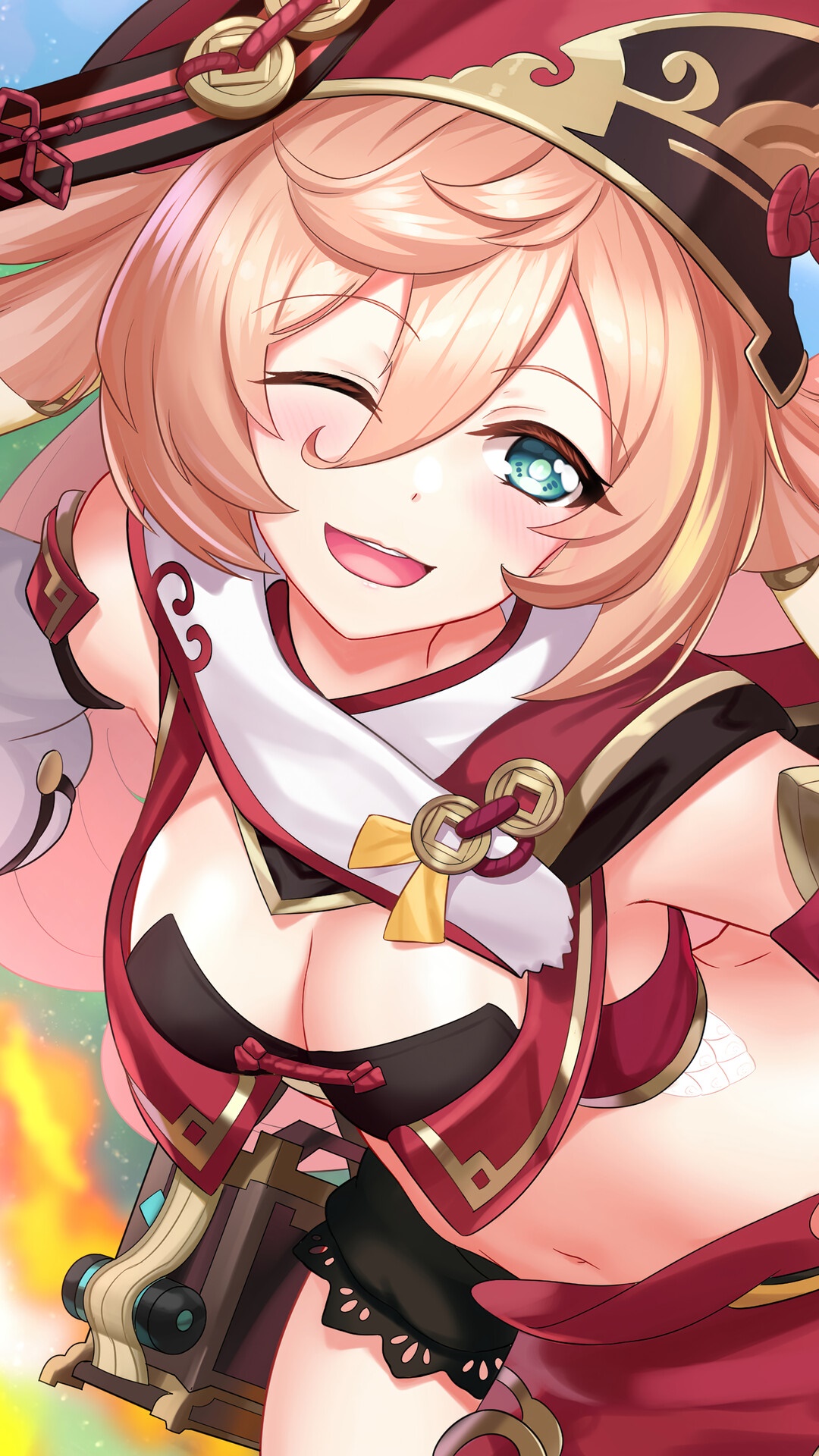 Yanfei from Genshin Impact HD Phone Wallpaper