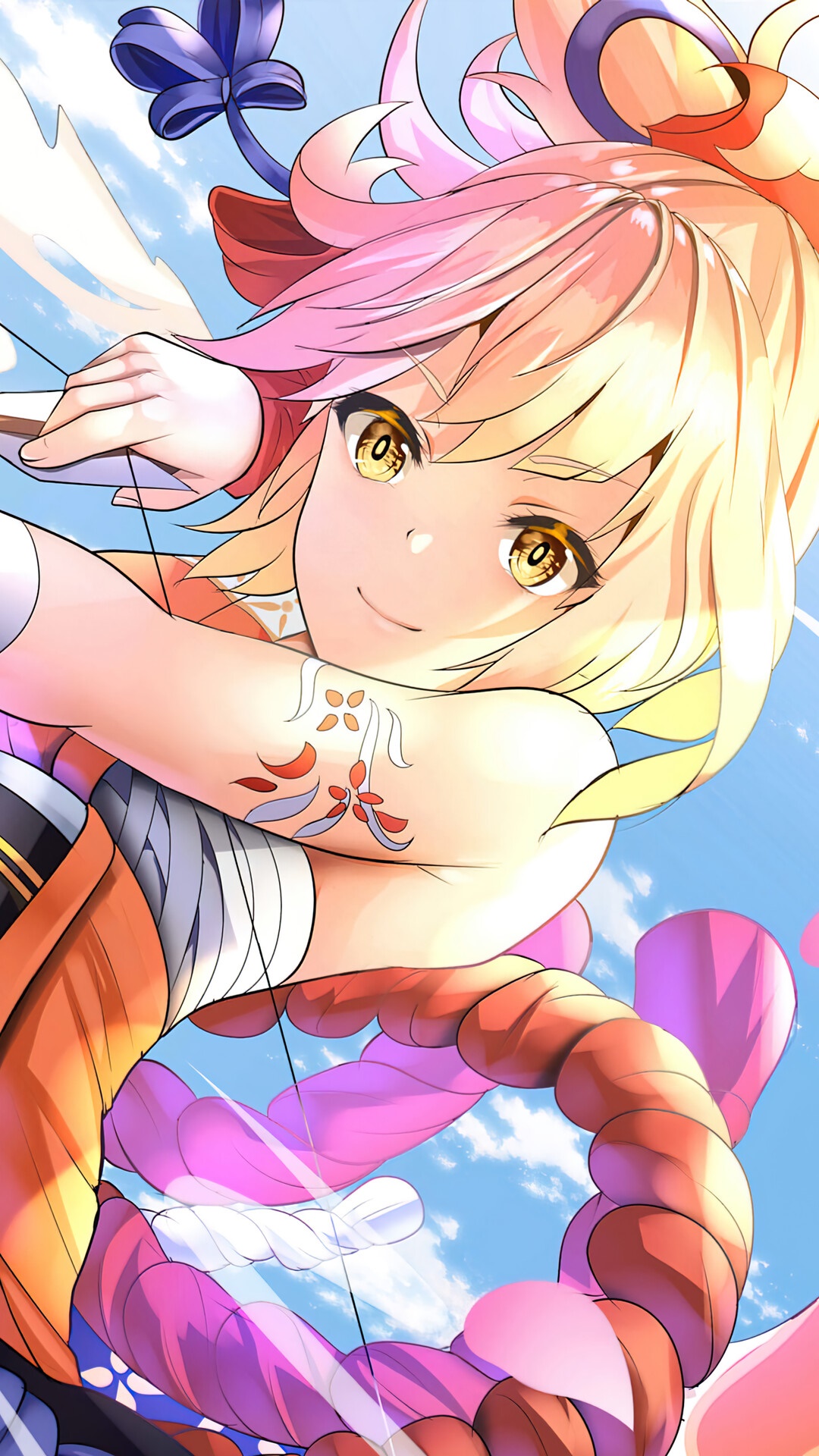 Yoimiya from Genshin Impact HD Phone Wallpaper