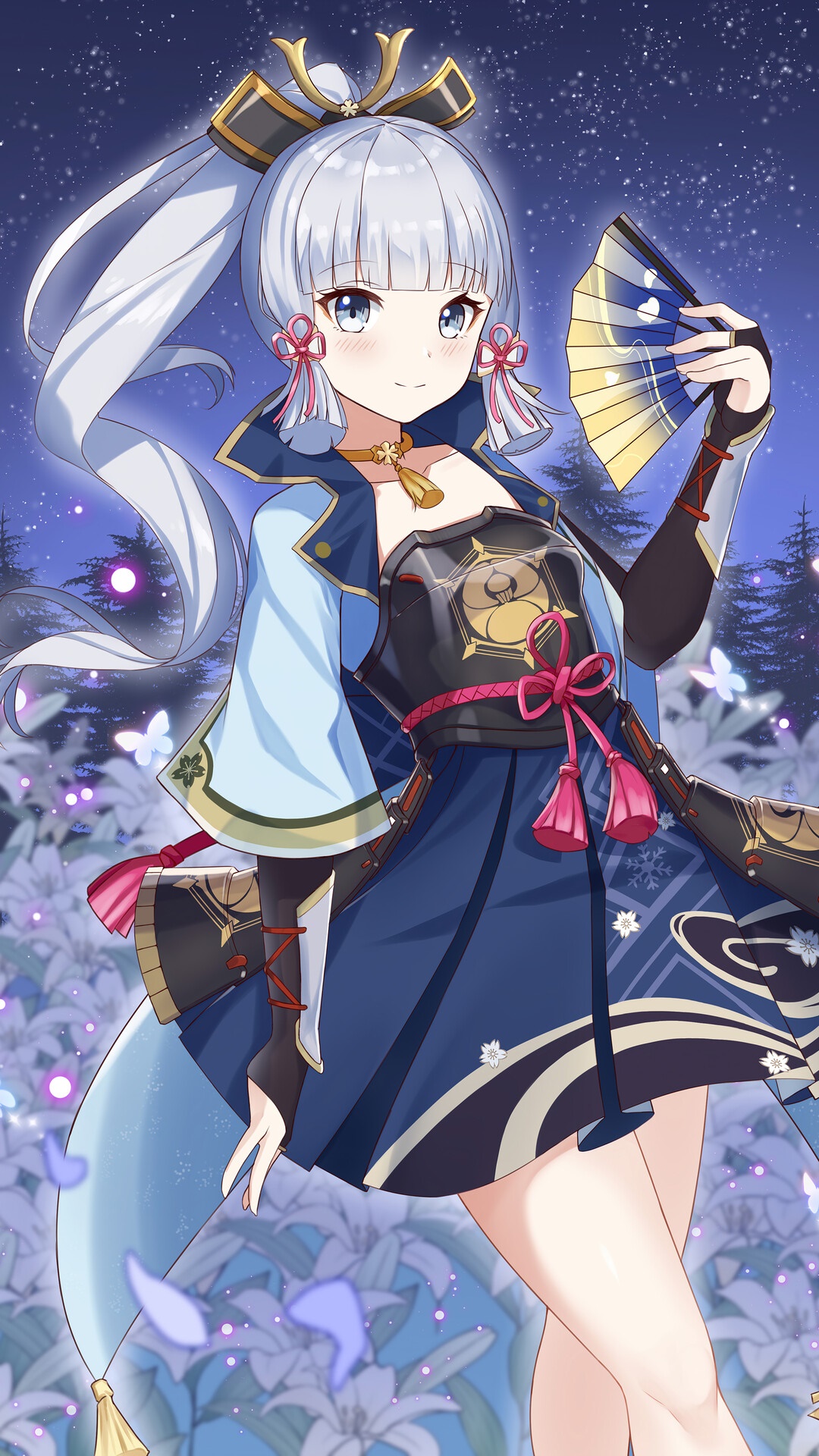 Kamisato Ayaka from Genshin Impact HD Phone Wallpaper