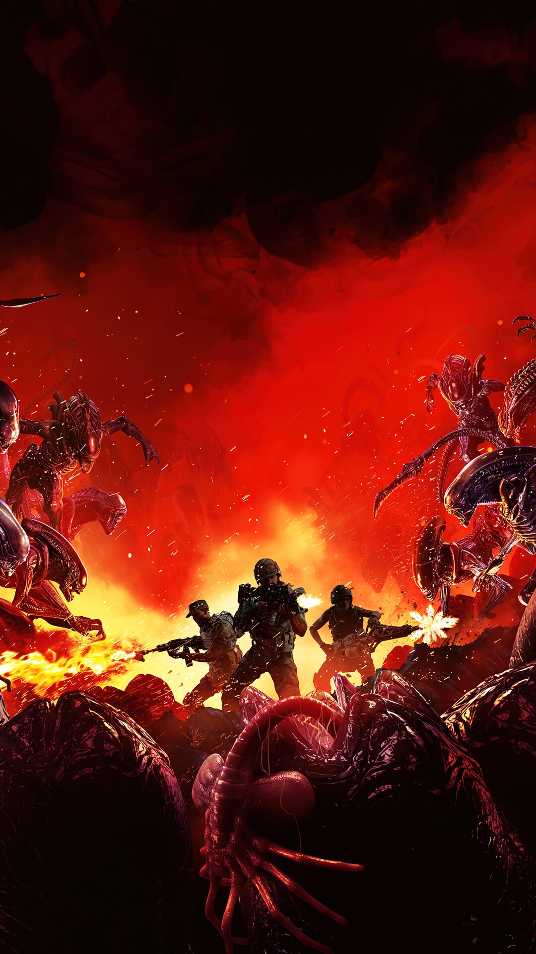 Aliens: Fireteam Elite video game art HD Phone Wallpaper