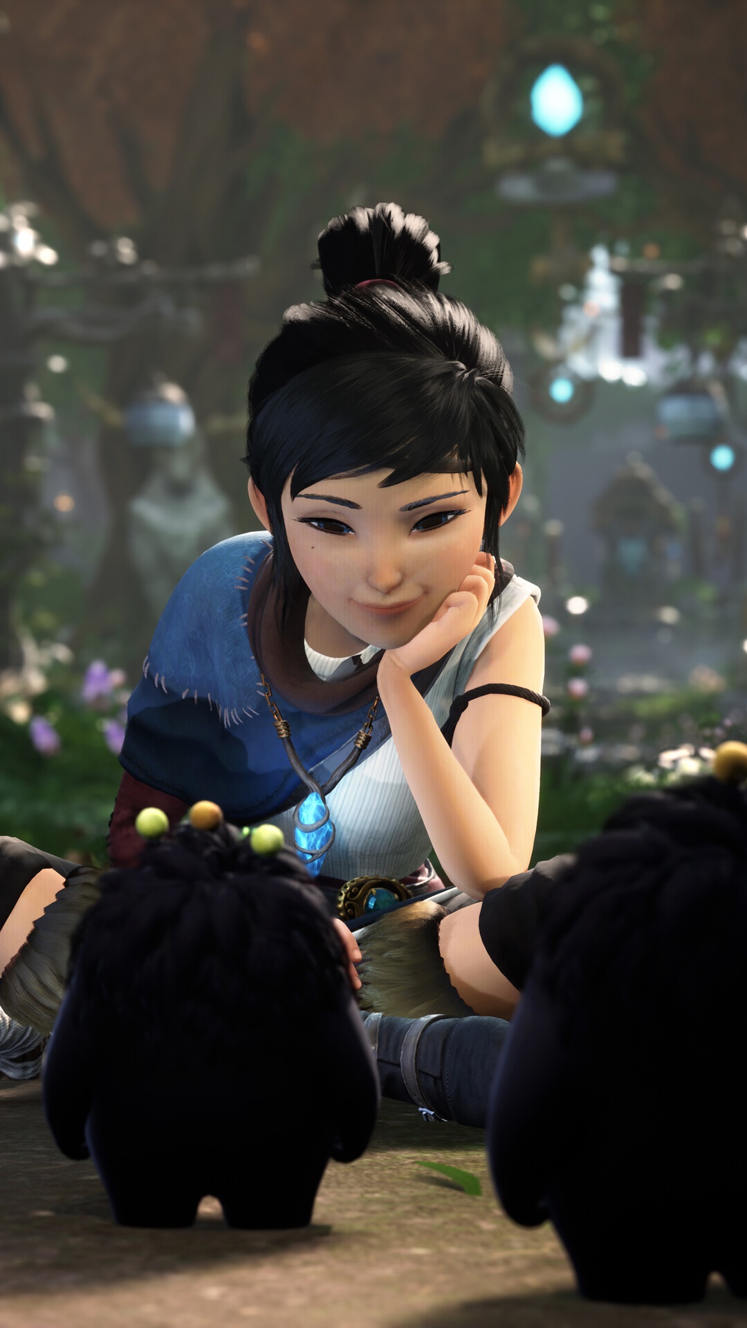 Kena from Kena: Bridge of Spirits HD Phone Wallpaper