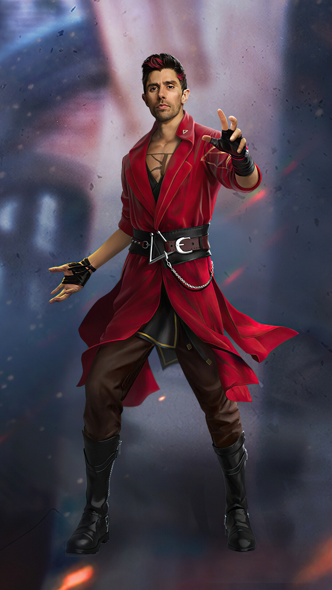 K from Garena Free Fire HD Phone Wallpaper