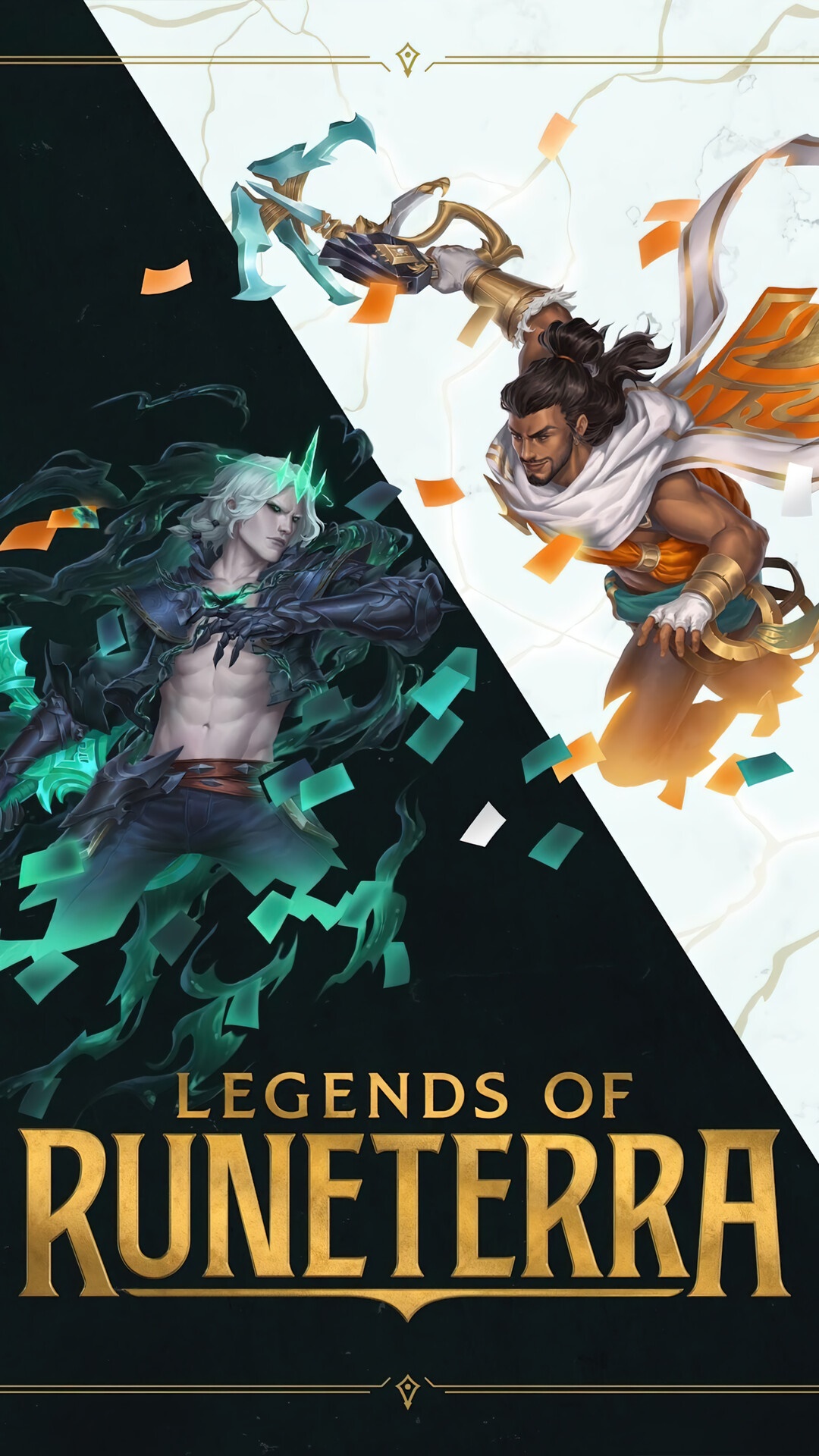 Viego and Akshan from Legends of Runeterra HD Phone Wallpaper