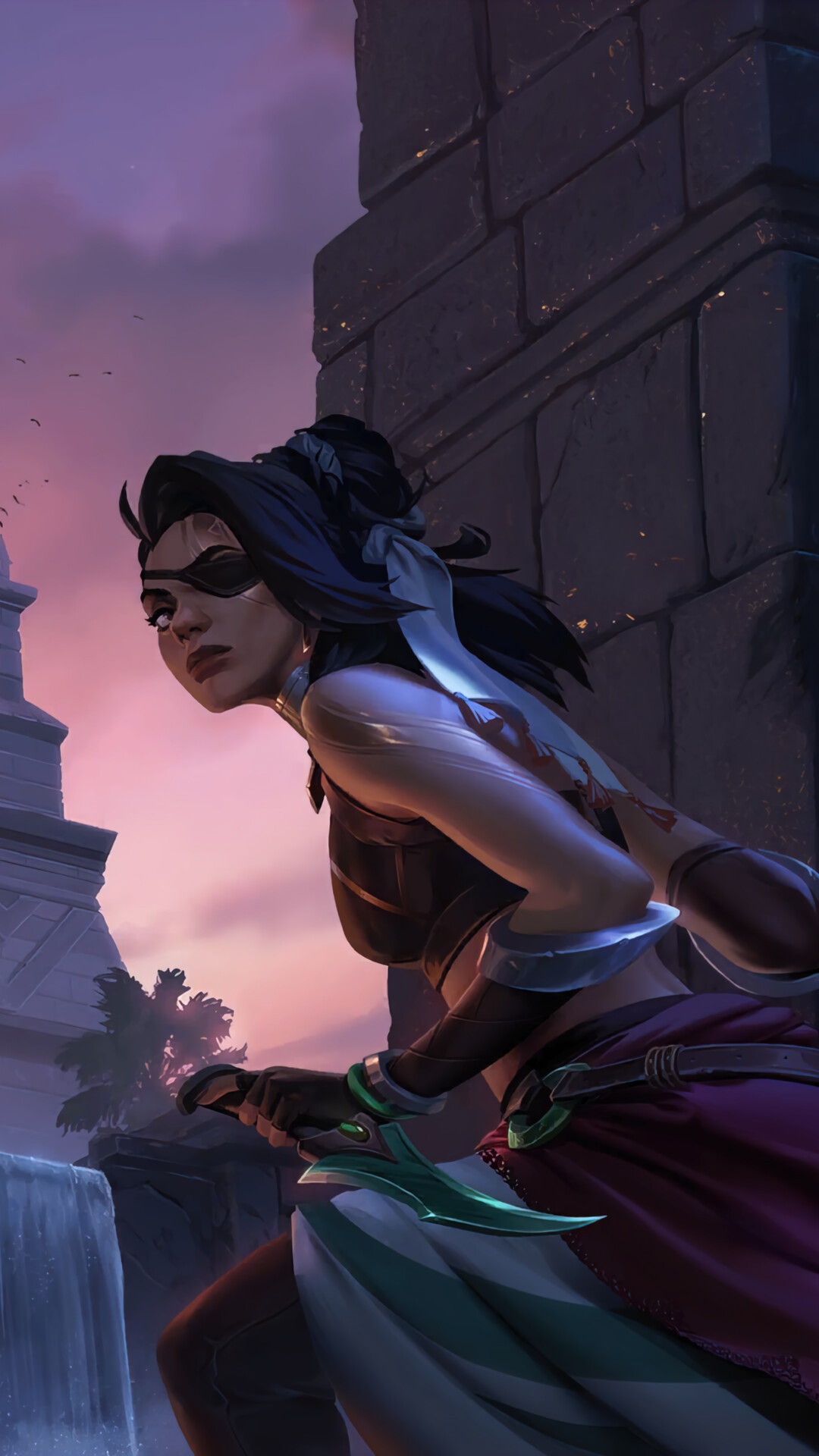 Nami from Legends of Runeterra HD Phone Wallpaper