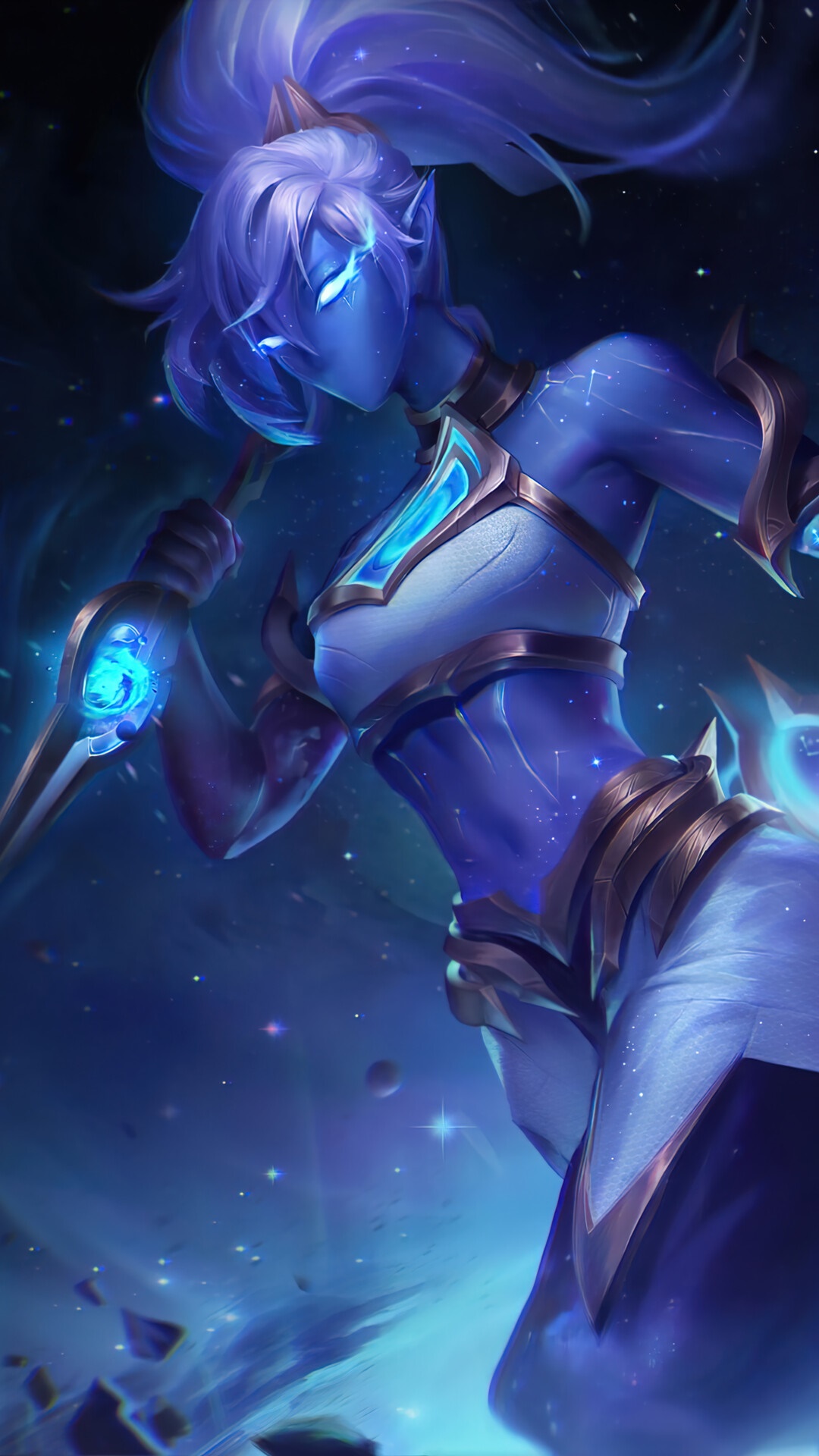 Cosmic Akali from League of Legends HD Phone Wallpaper